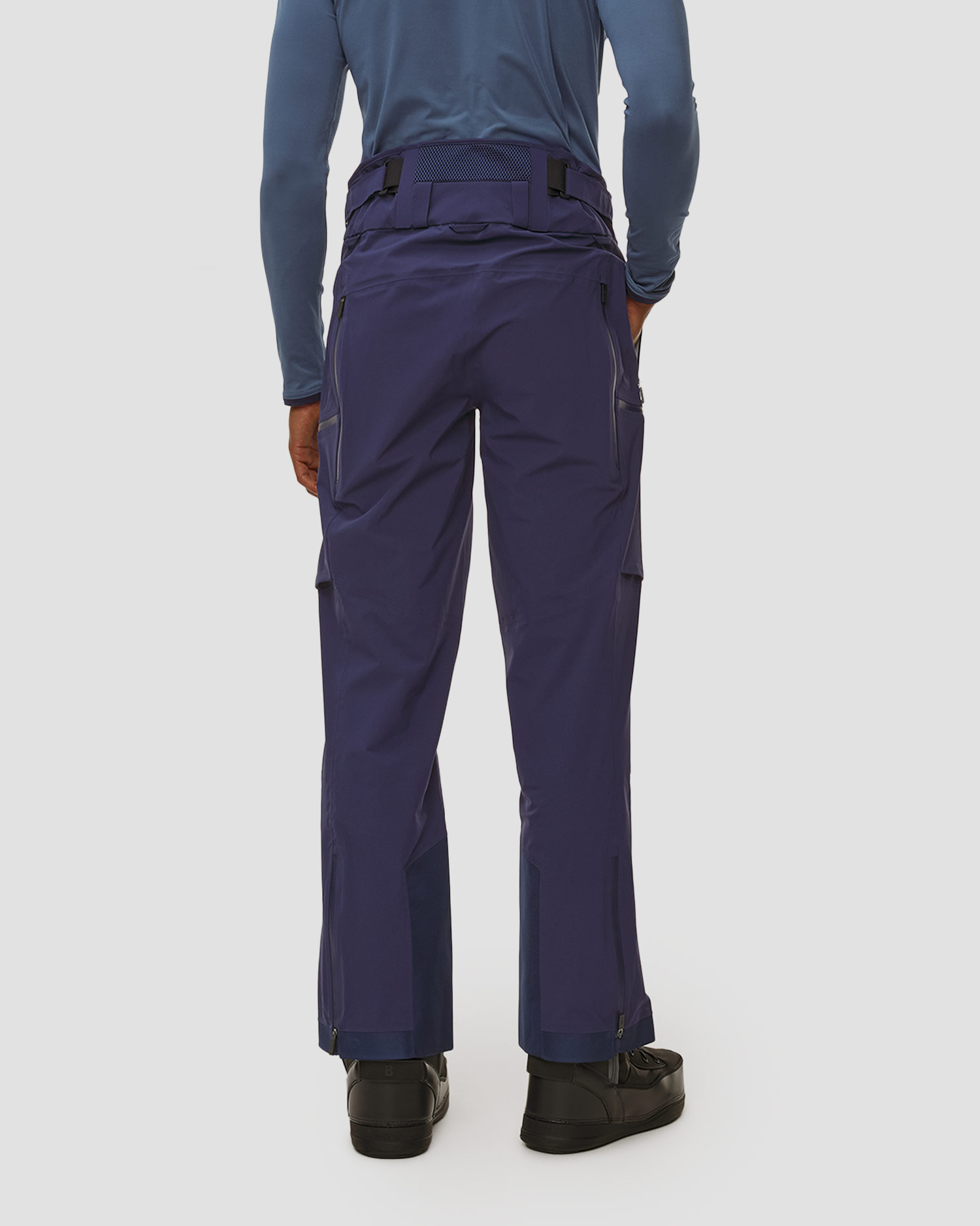Pantaloni hardshell da sci da uomo Kjus Men Lucas FRX Shell Pants blu scuro