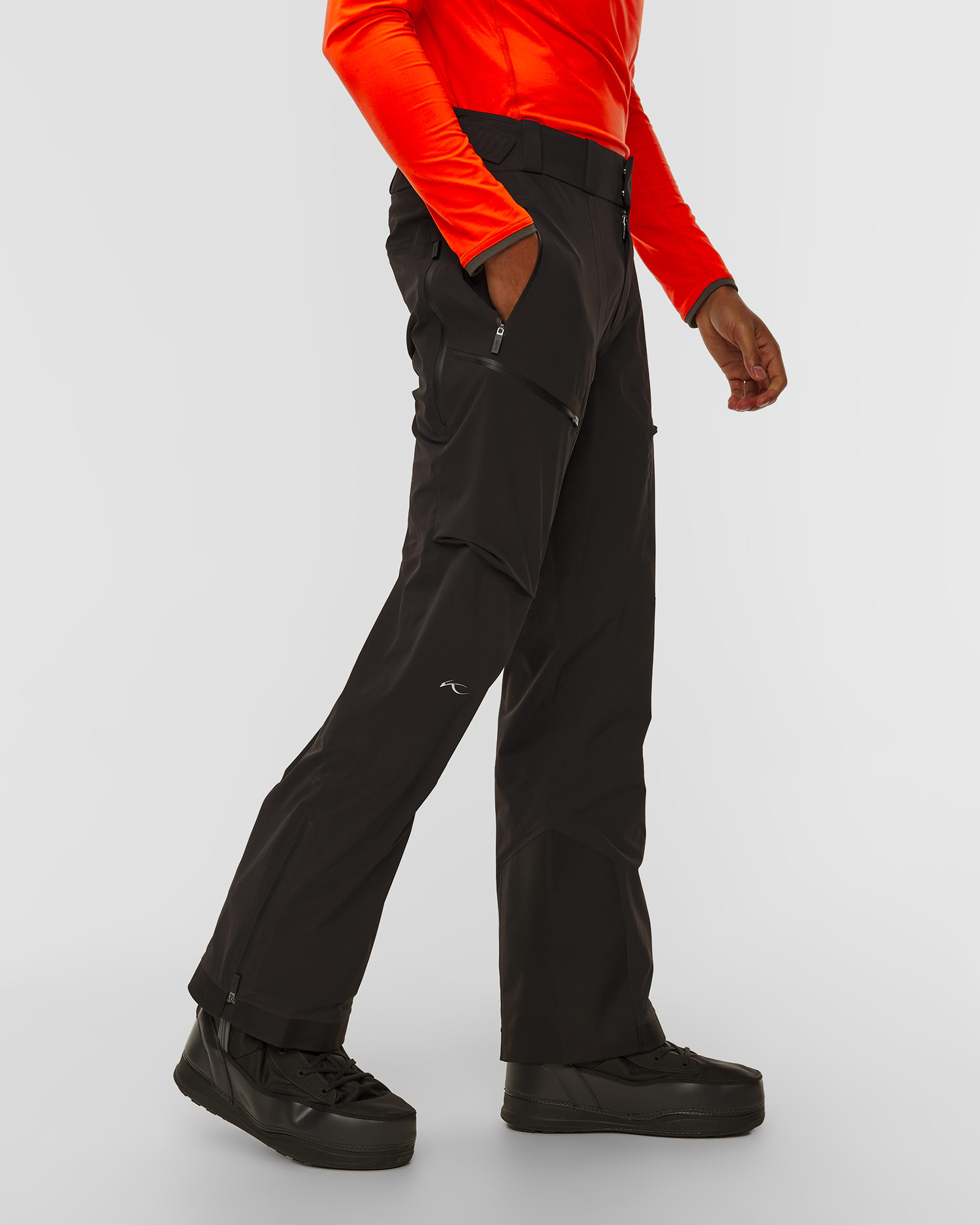 Pantaloni hardshell da sci da uomo Kjus Uomo Lucas FRX Shell Pants neri