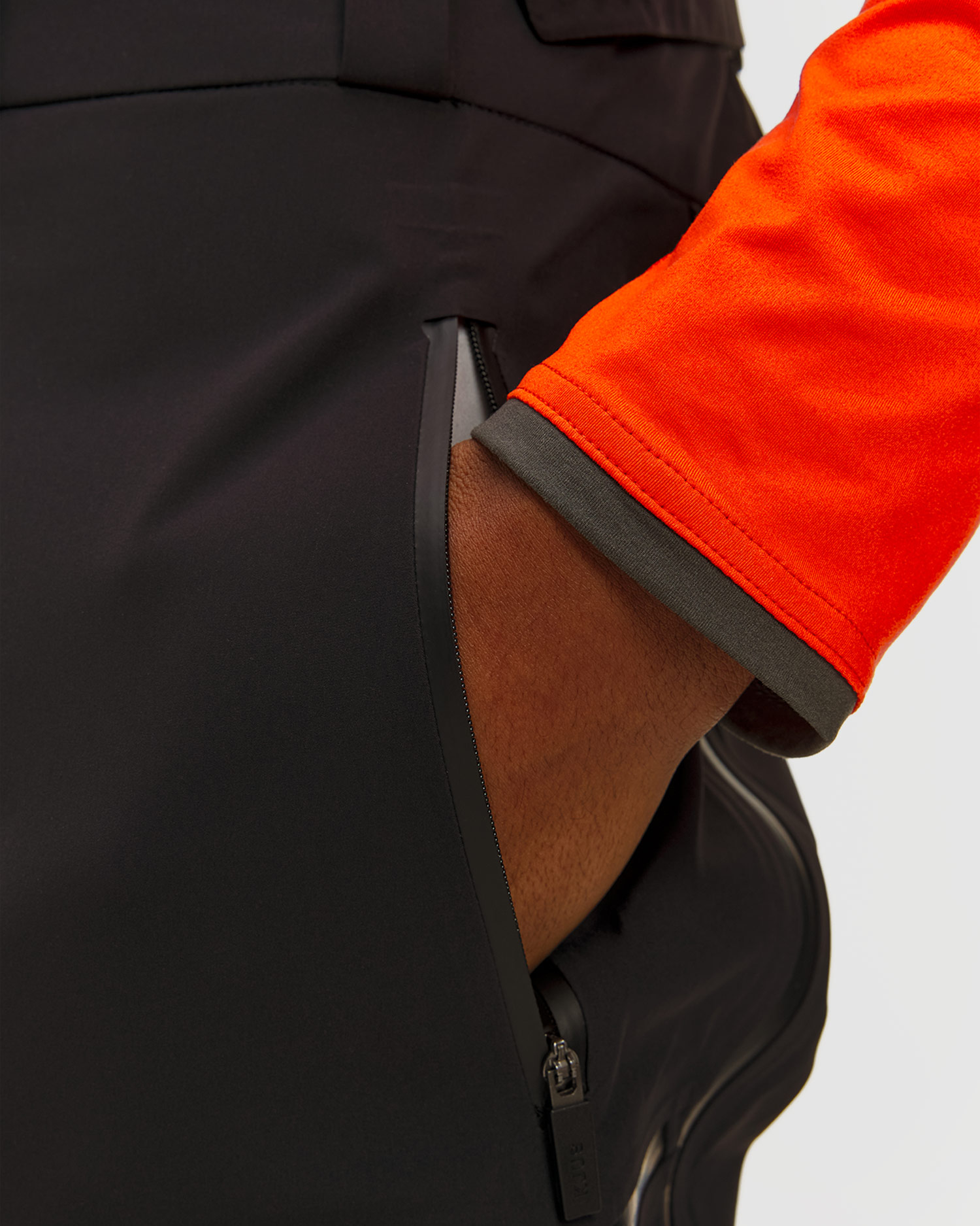 Pantaloni hardshell da sci da uomo Kjus Uomo Lucas FRX Shell Pants neri