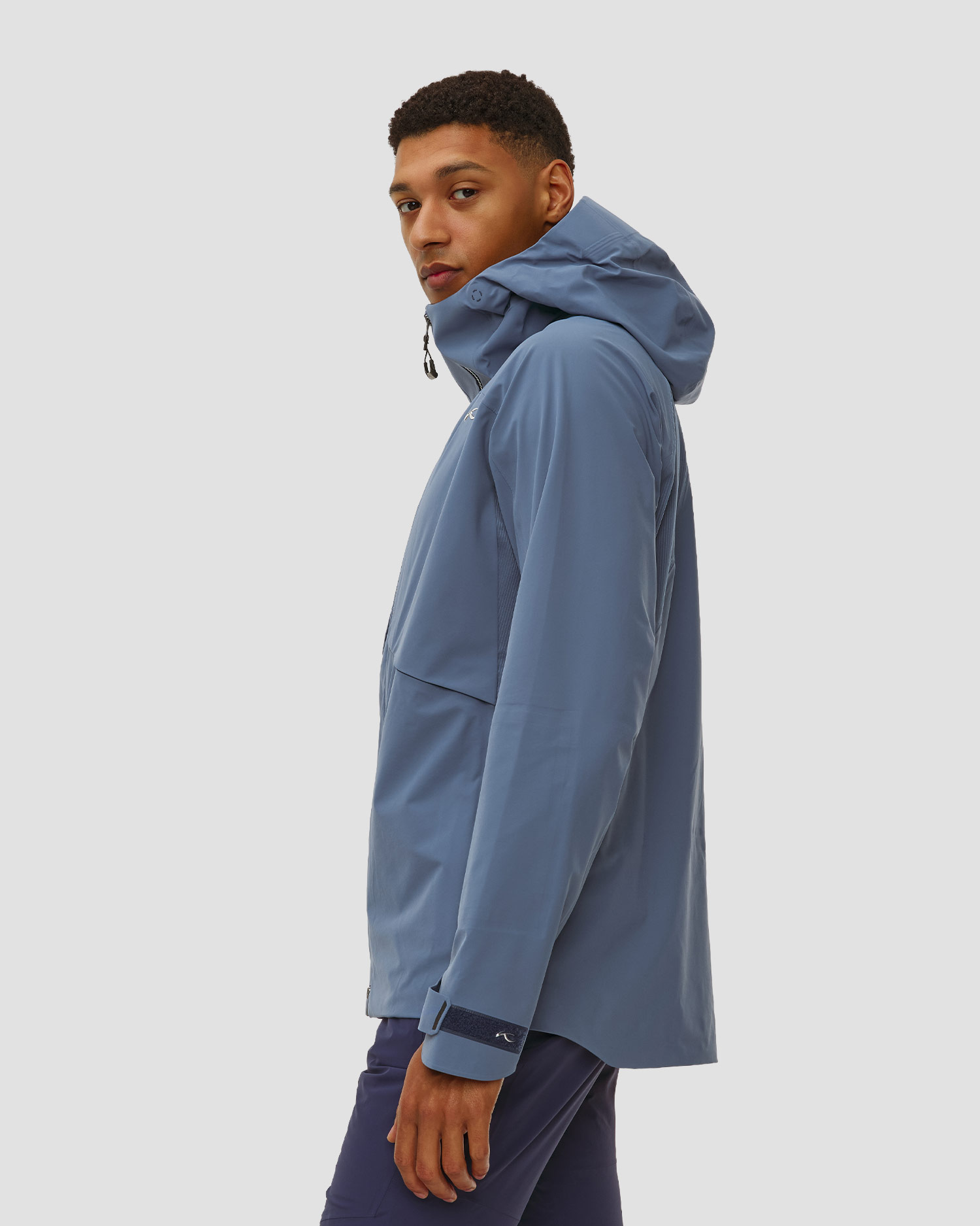 Giacca hardshell da sci da uomo Kjus Men Lucas FRX Shell Jacket blu scuro