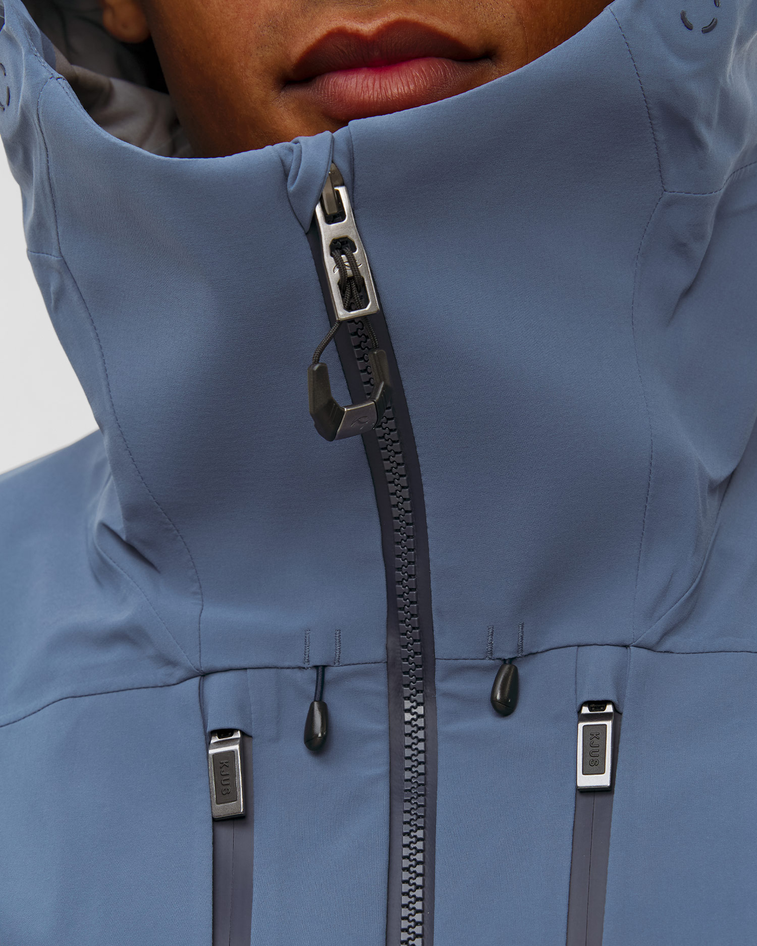 Giacca hardshell da sci da uomo Kjus Men Lucas FRX Shell Jacket blu scuro