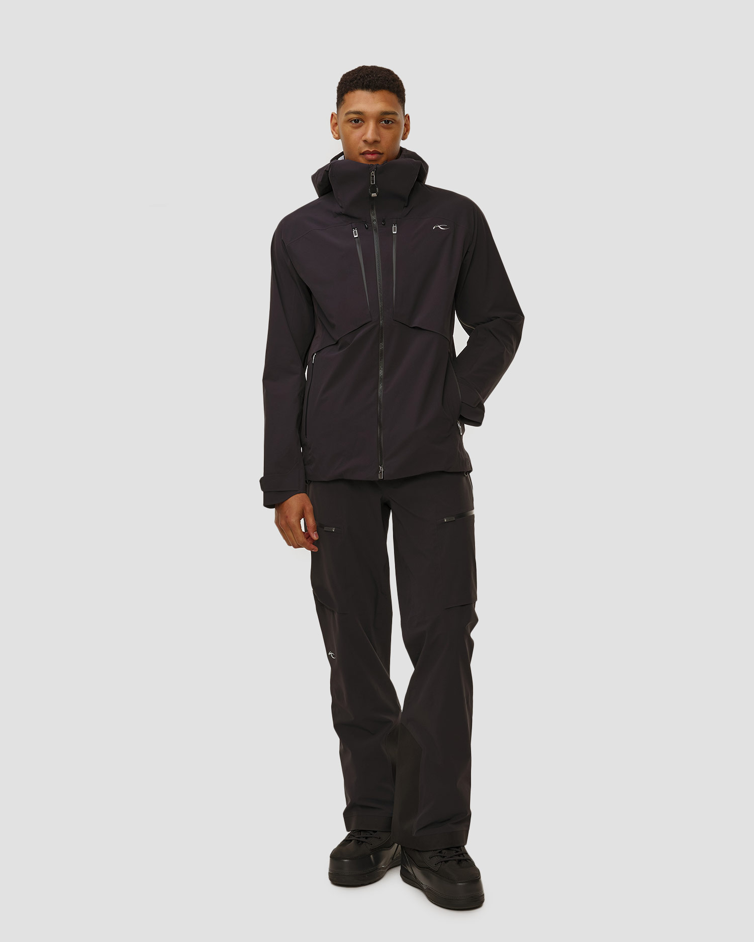 Giacca da sci hardshell da uomo Kjus Uomo Lucas FRX Shell Jacket nera