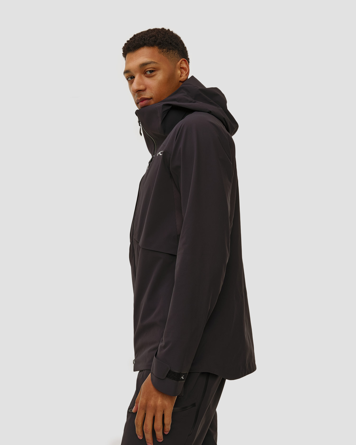 Giacca da sci hardshell da uomo Kjus Uomo Lucas FRX Shell Jacket nera