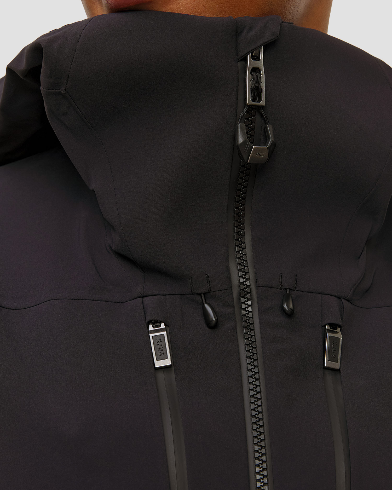 Giacca da sci hardshell da uomo Kjus Uomo Lucas FRX Shell Jacket nera