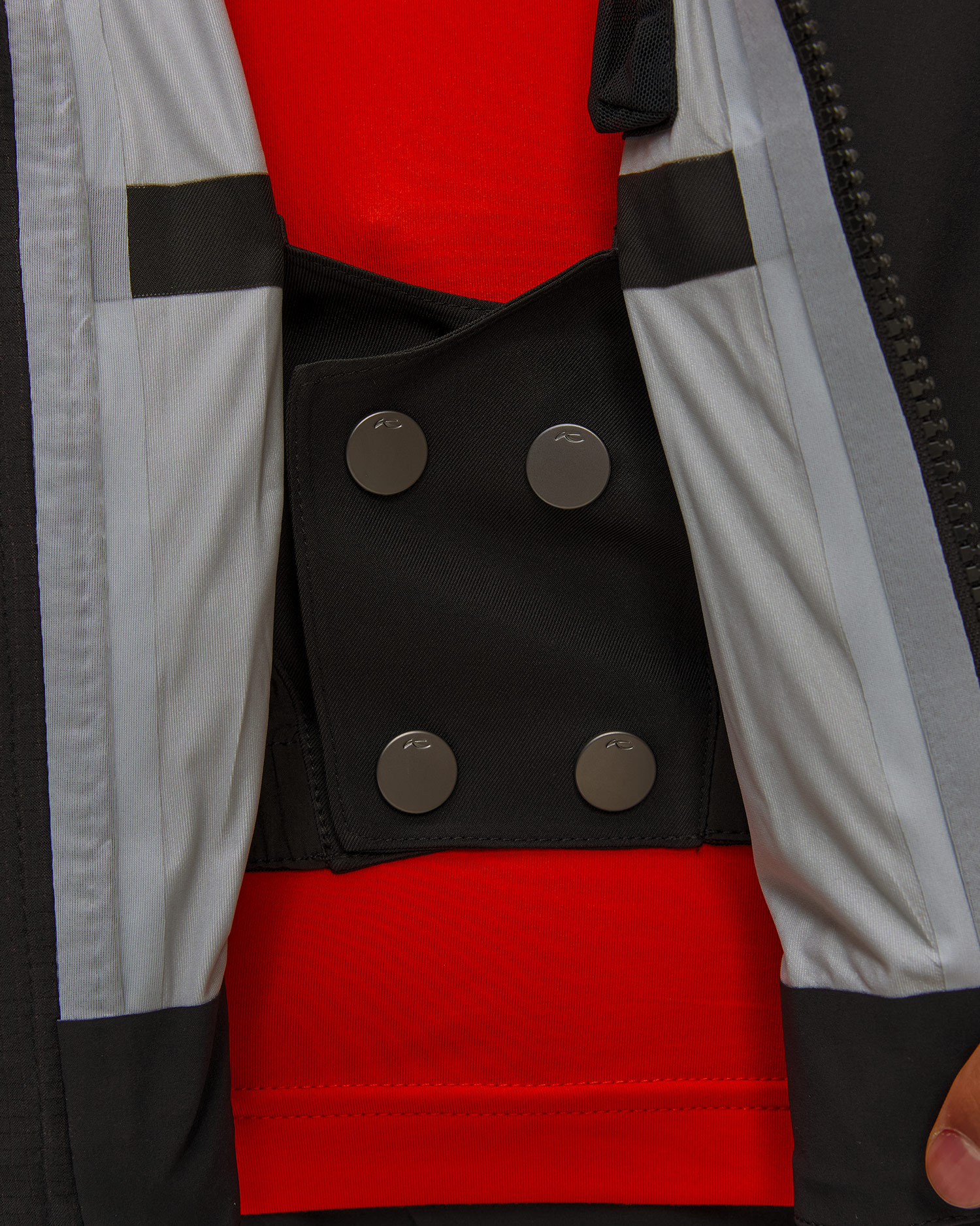 Giacca da sci hardshell da uomo Kjus Uomo Lucas FRX Shell Jacket nera