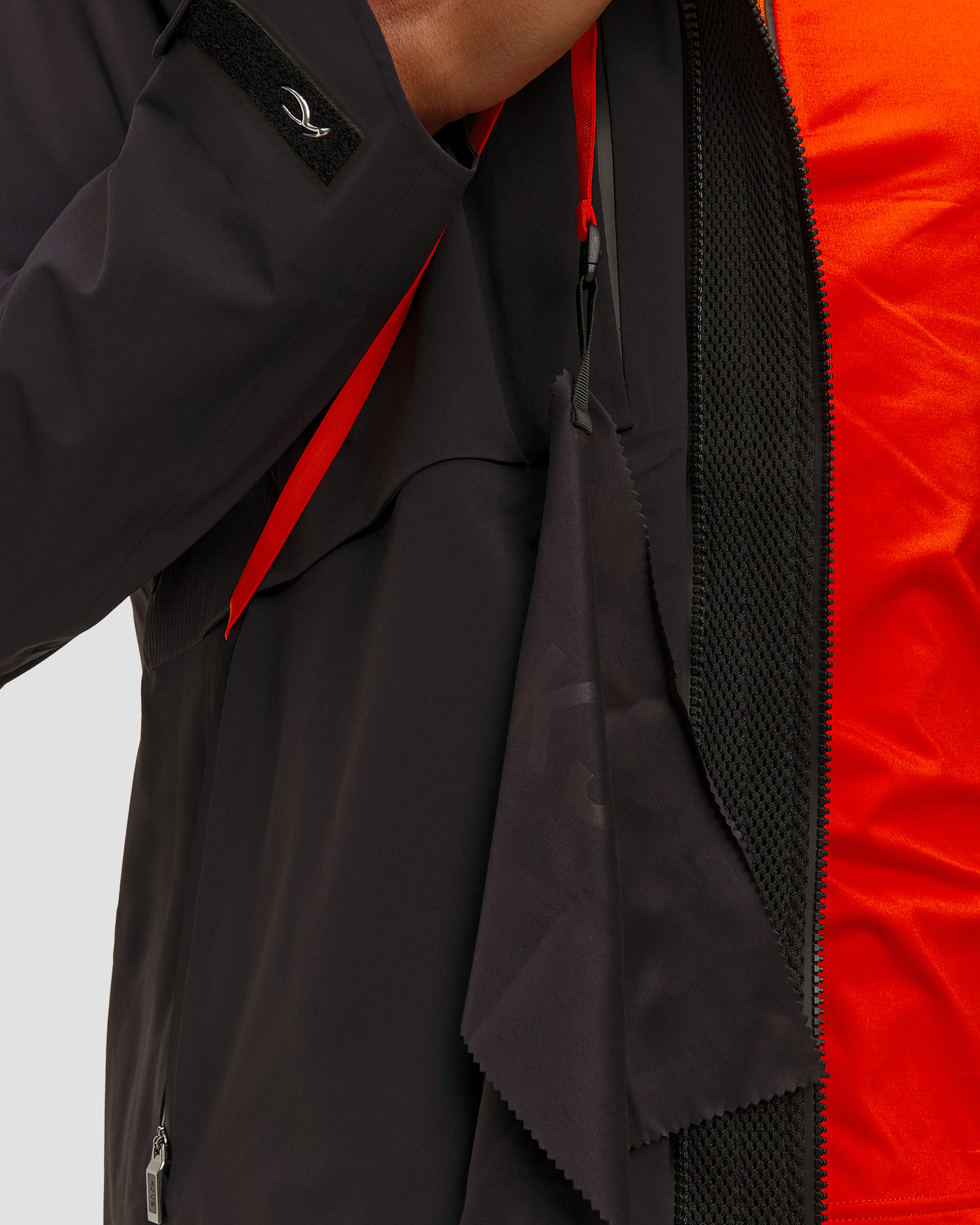 Giacca da sci hardshell da uomo Kjus Uomo Lucas FRX Shell Jacket nera