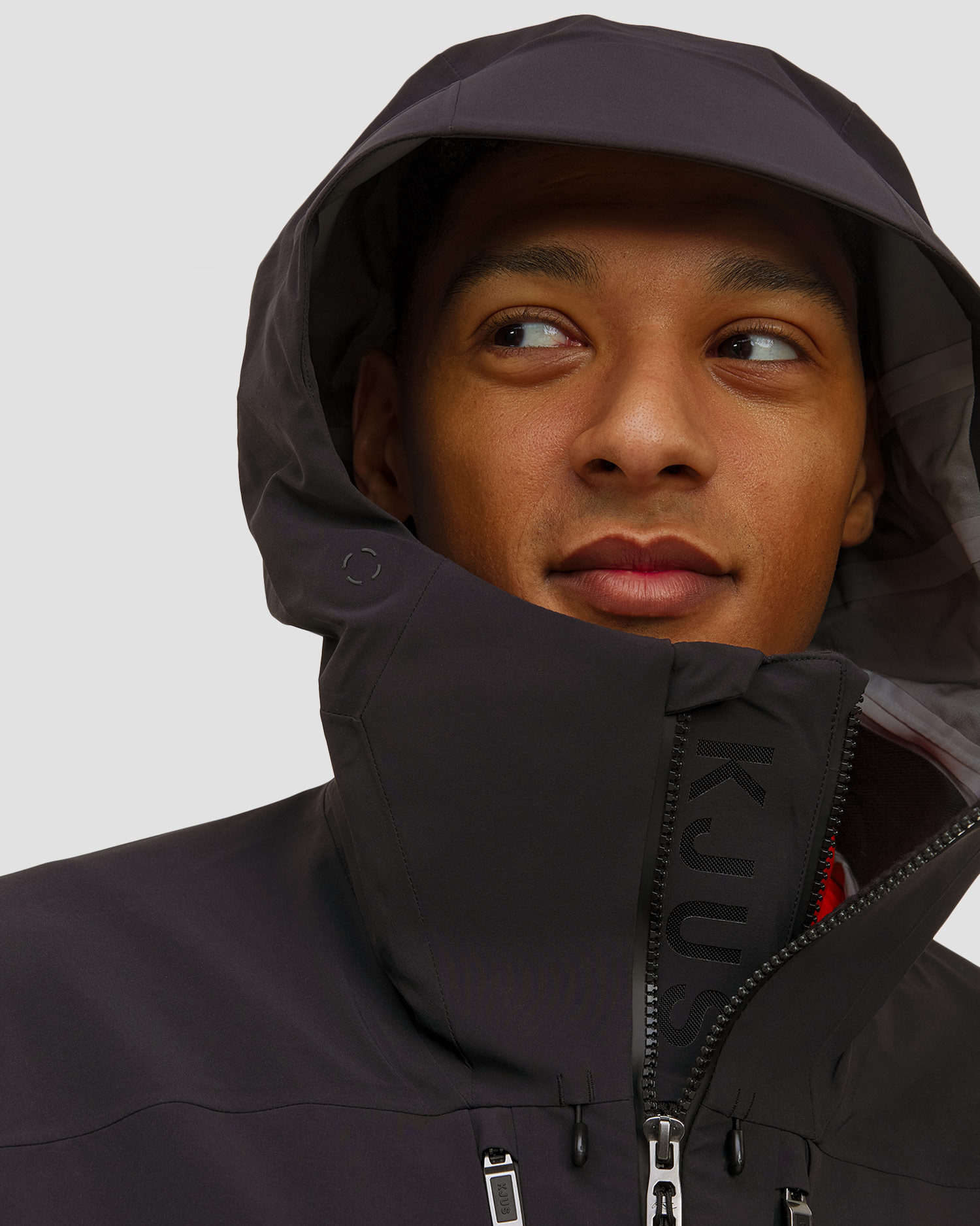 Giacca da sci hardshell da uomo Kjus Uomo Lucas FRX Shell Jacket nera