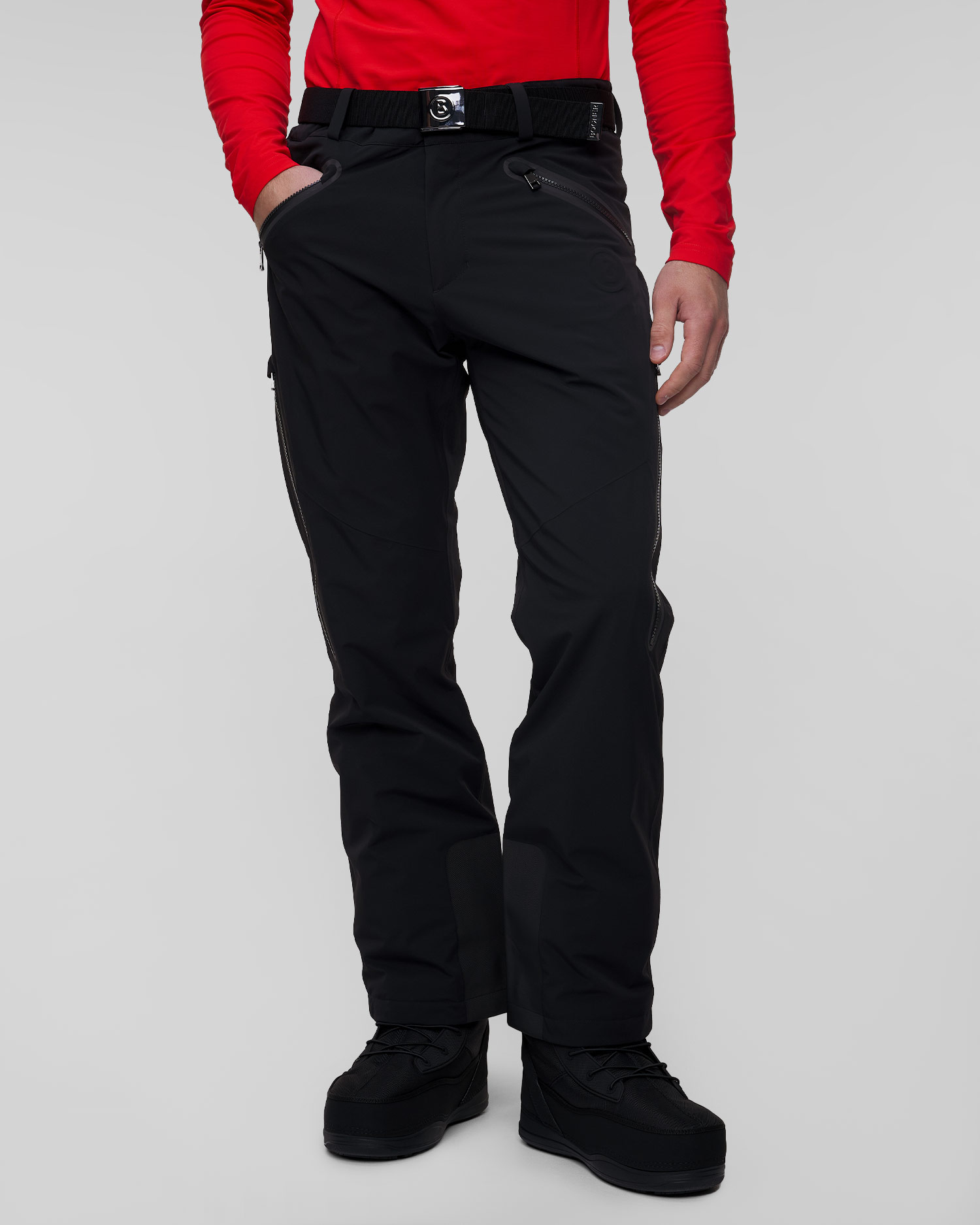 Pantaloni negri de schi pentru bărbați BOGNER Tim4-T