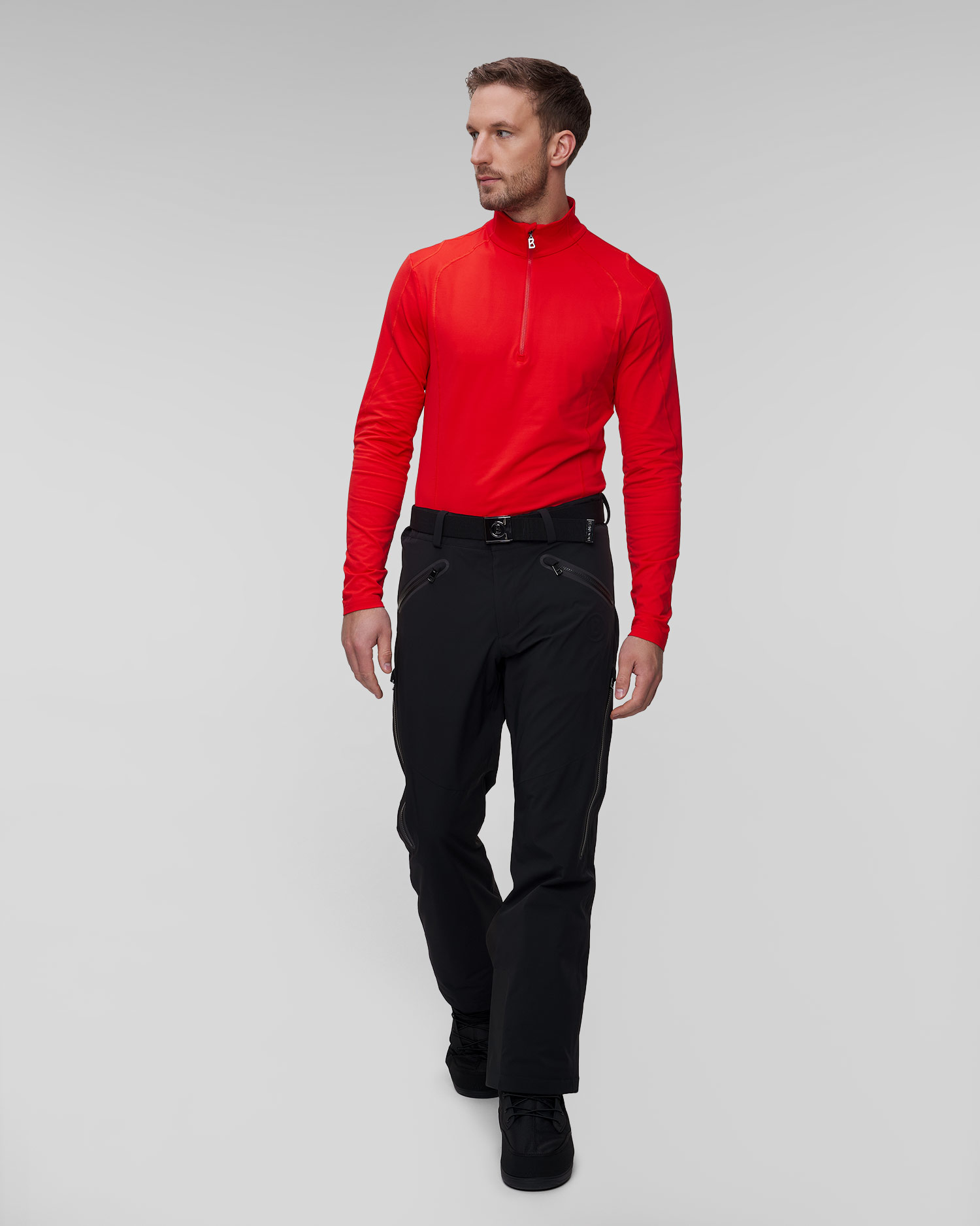 Pantaloni negri de schi pentru bărbați BOGNER Tim4-T