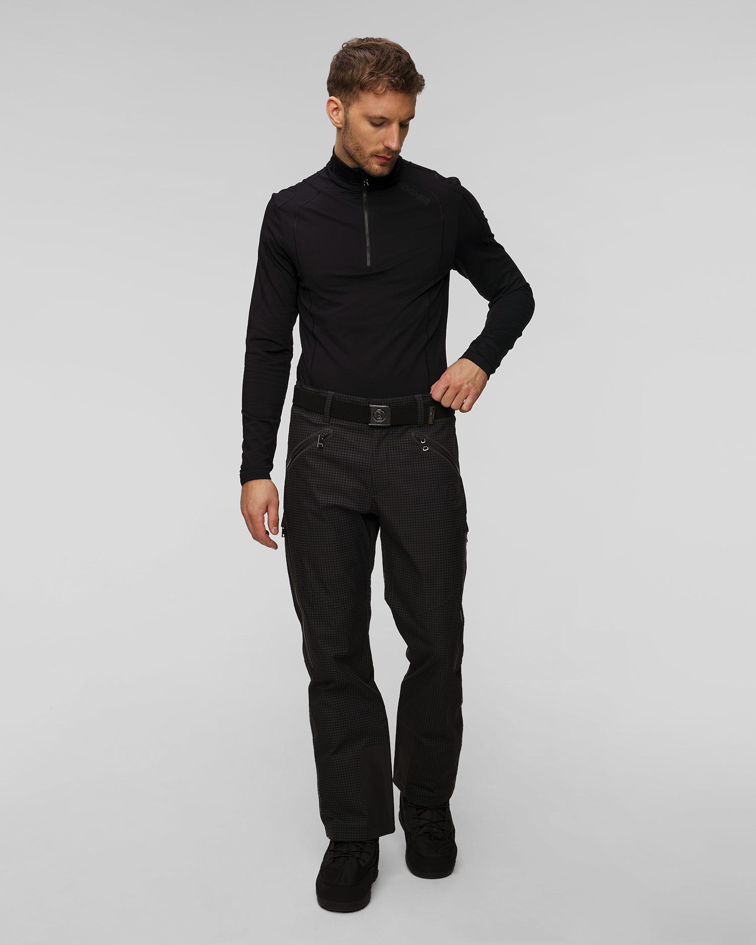 Pantaloni a quadri da sci da uomo BOGNER Tim4-T