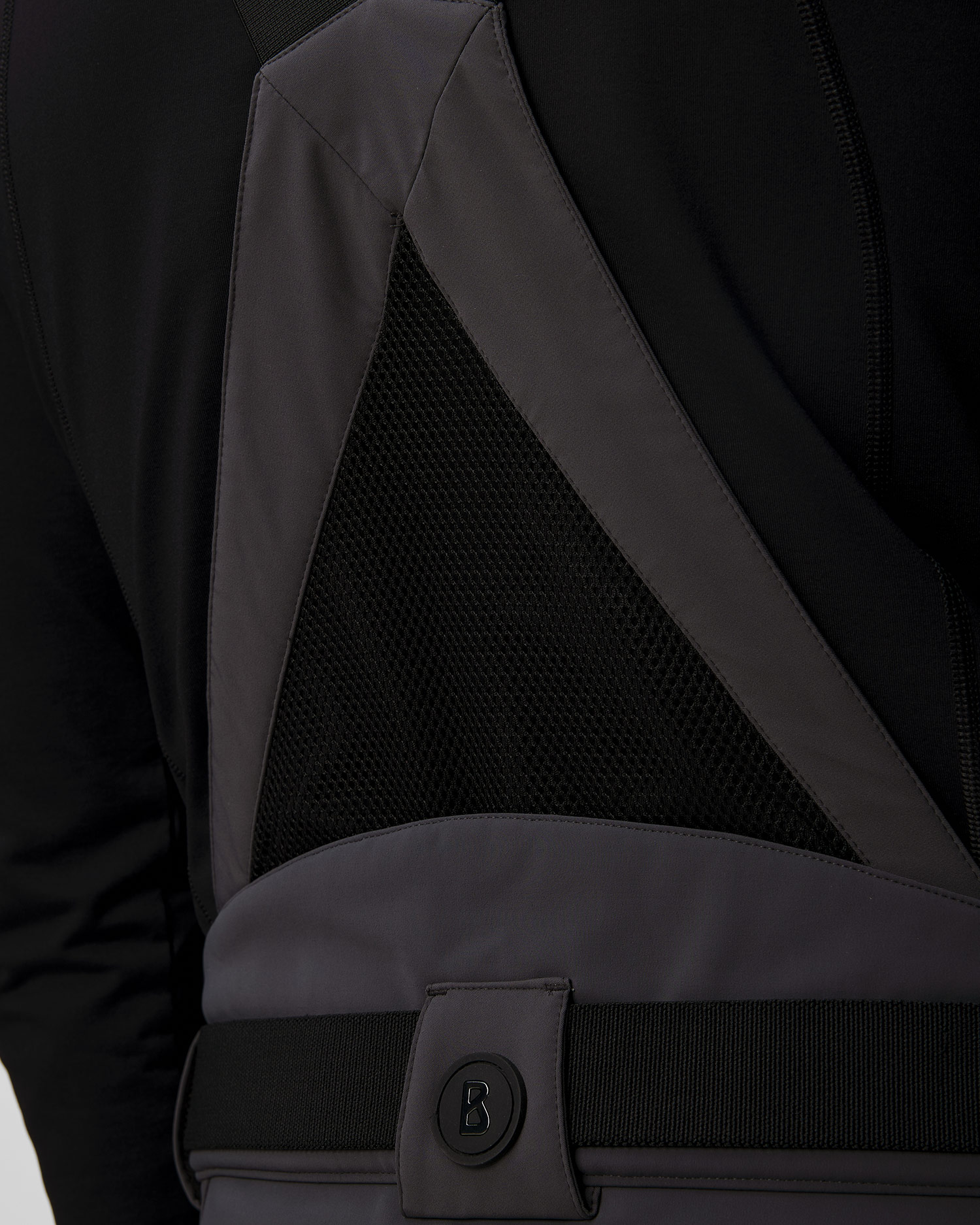 Szare spodnie narciarskie softshell męskie BOGNER Curt1