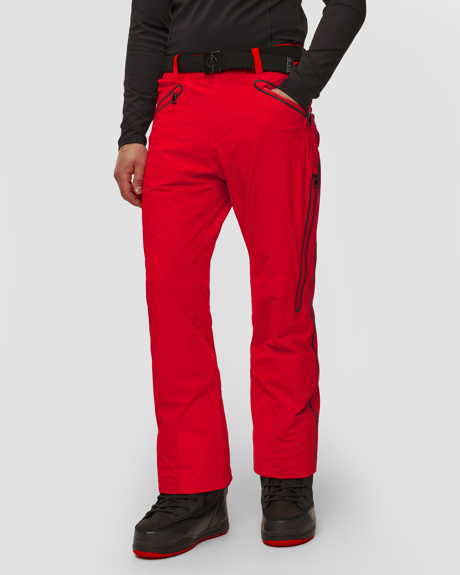 Pantalon de ski rouge pour hommes BOGNER Tim6
