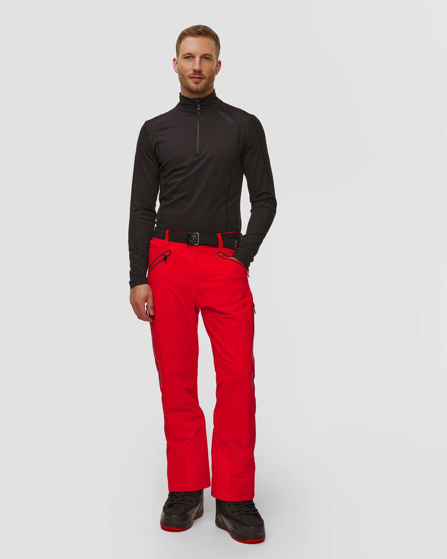 Pantalon de ski rouge pour hommes BOGNER Tim6