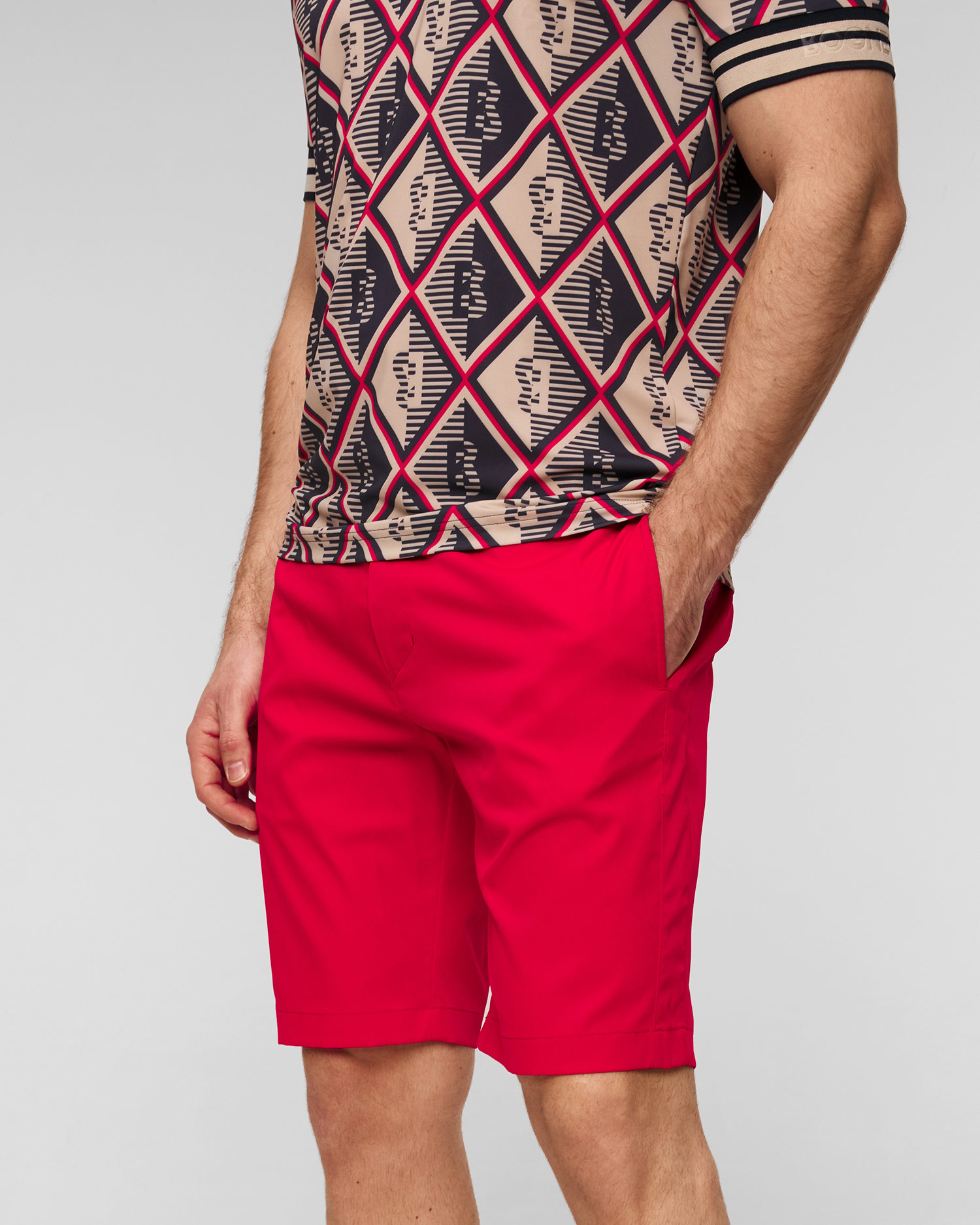 Short rouge pour hommes BOGNER Gordone 