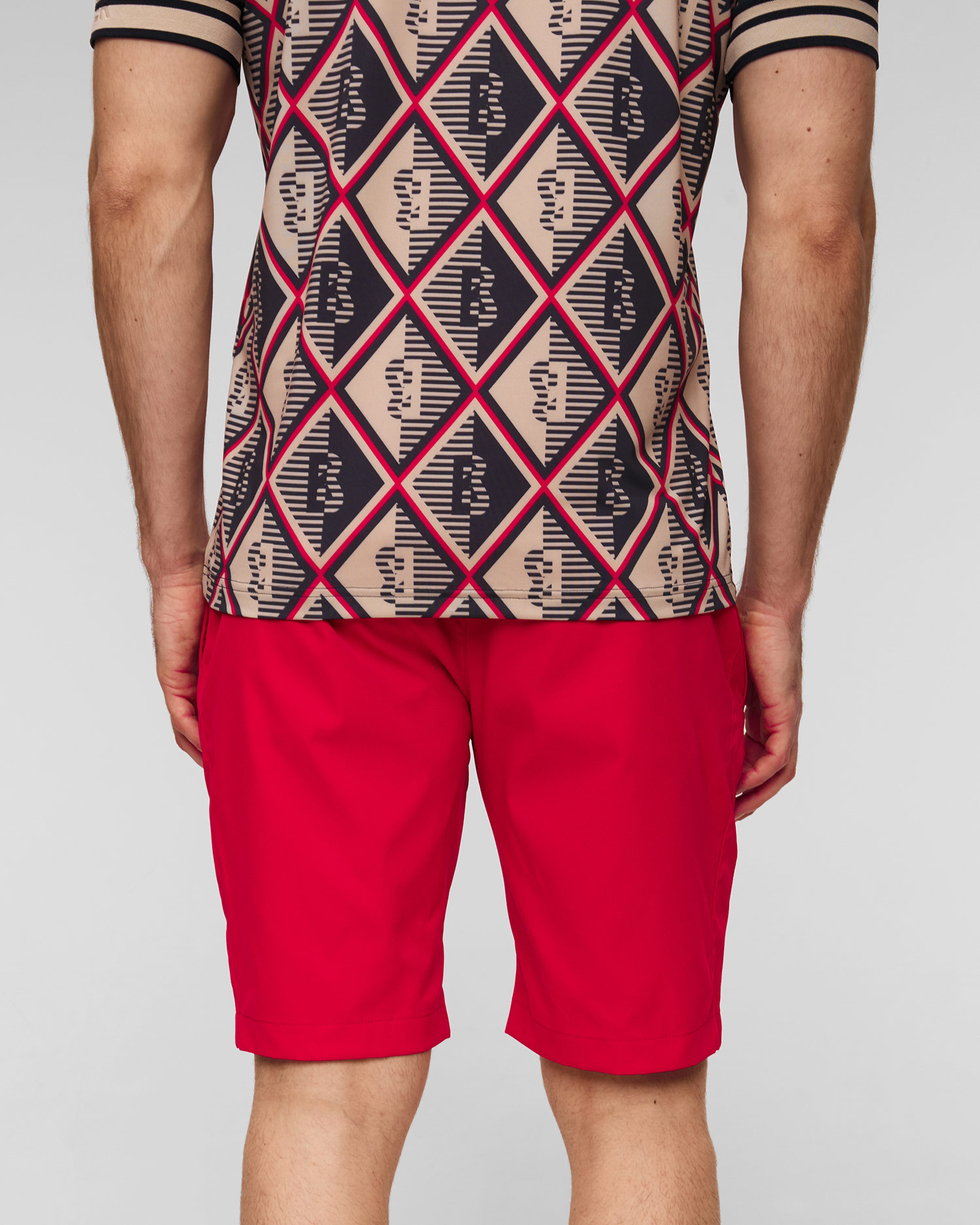 Short rouge pour hommes BOGNER Gordone 