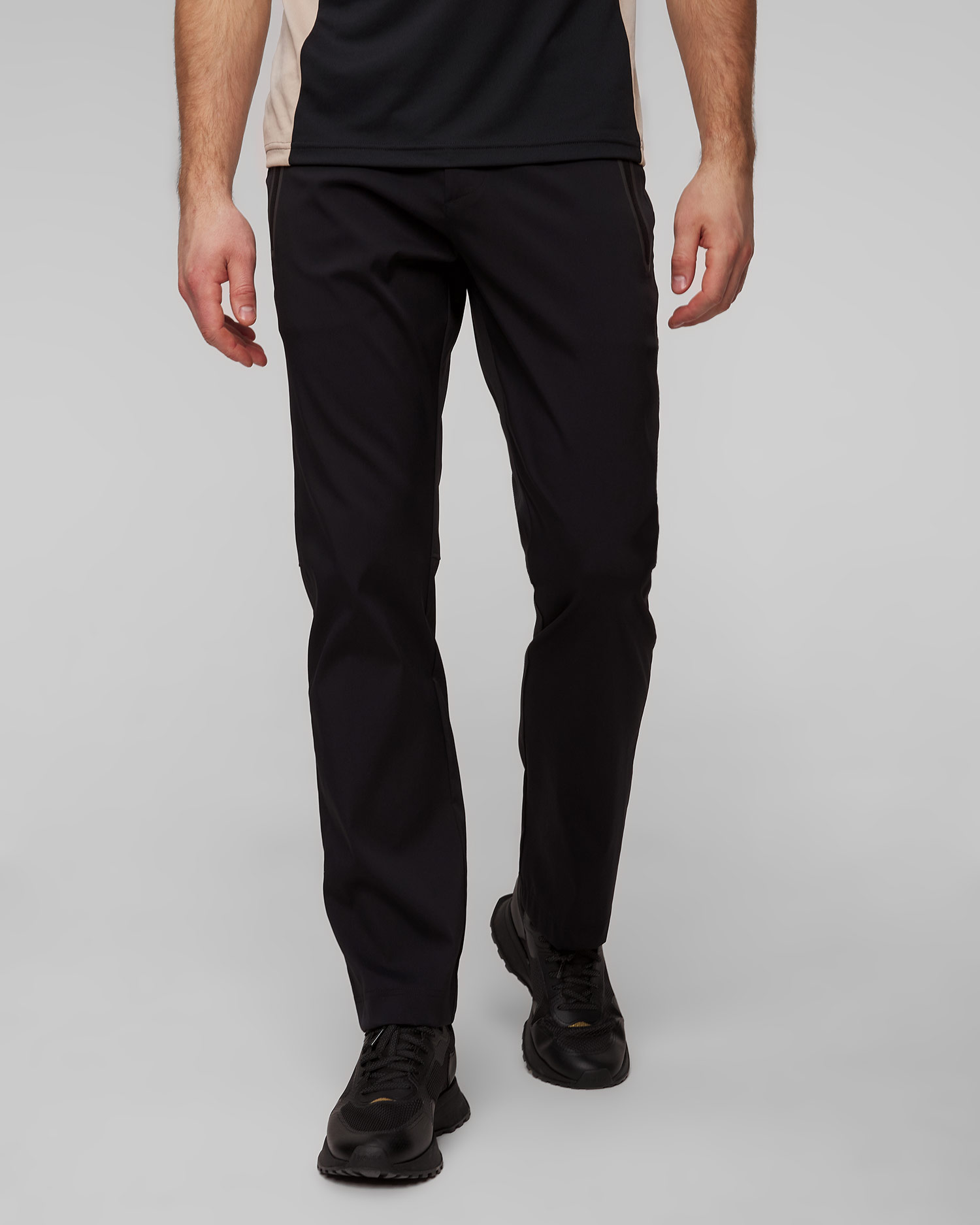 Men's black trousers BOGNER Nael-3