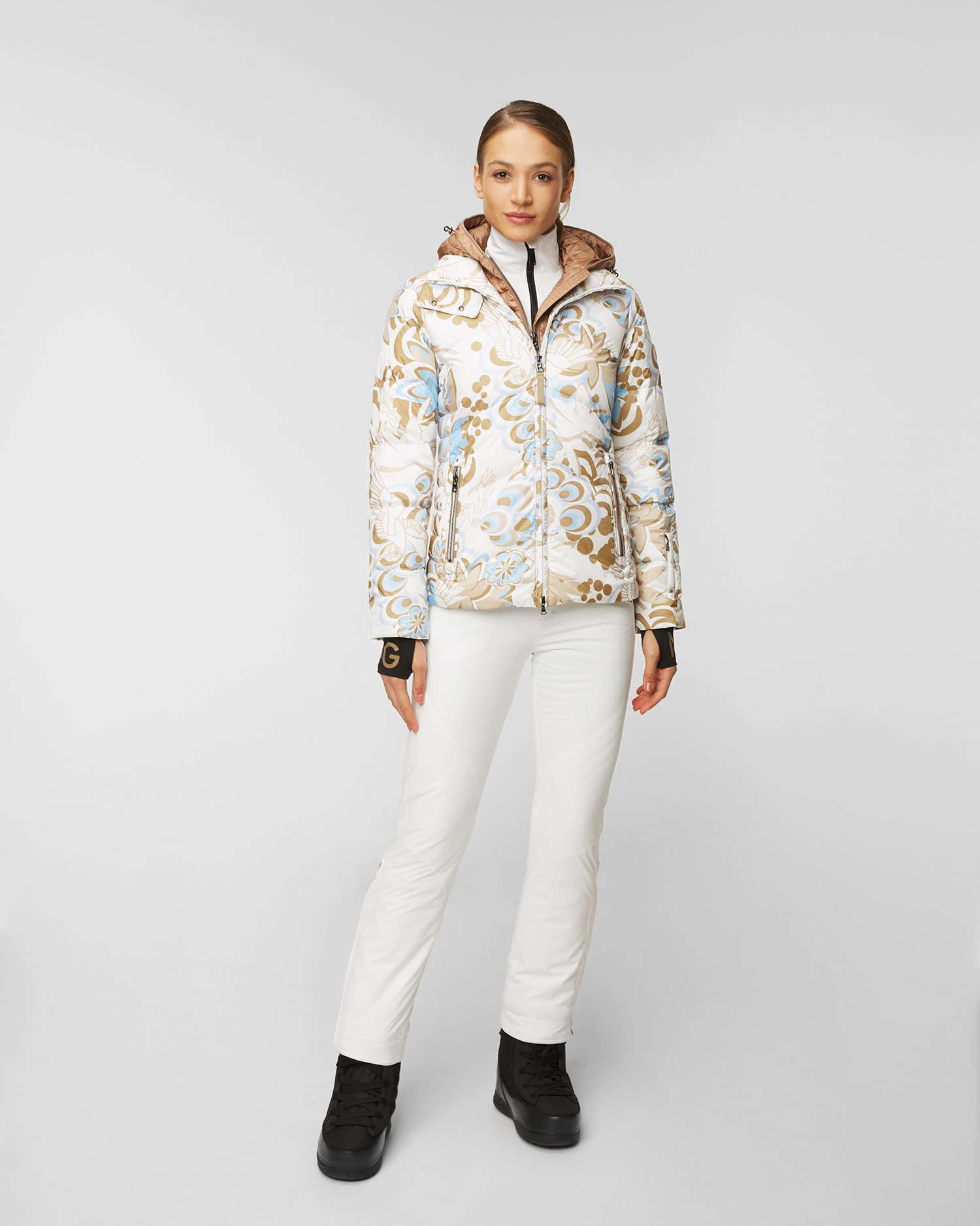 Pantaloni de schi pentru femei BOGNER Fraenzi - alb