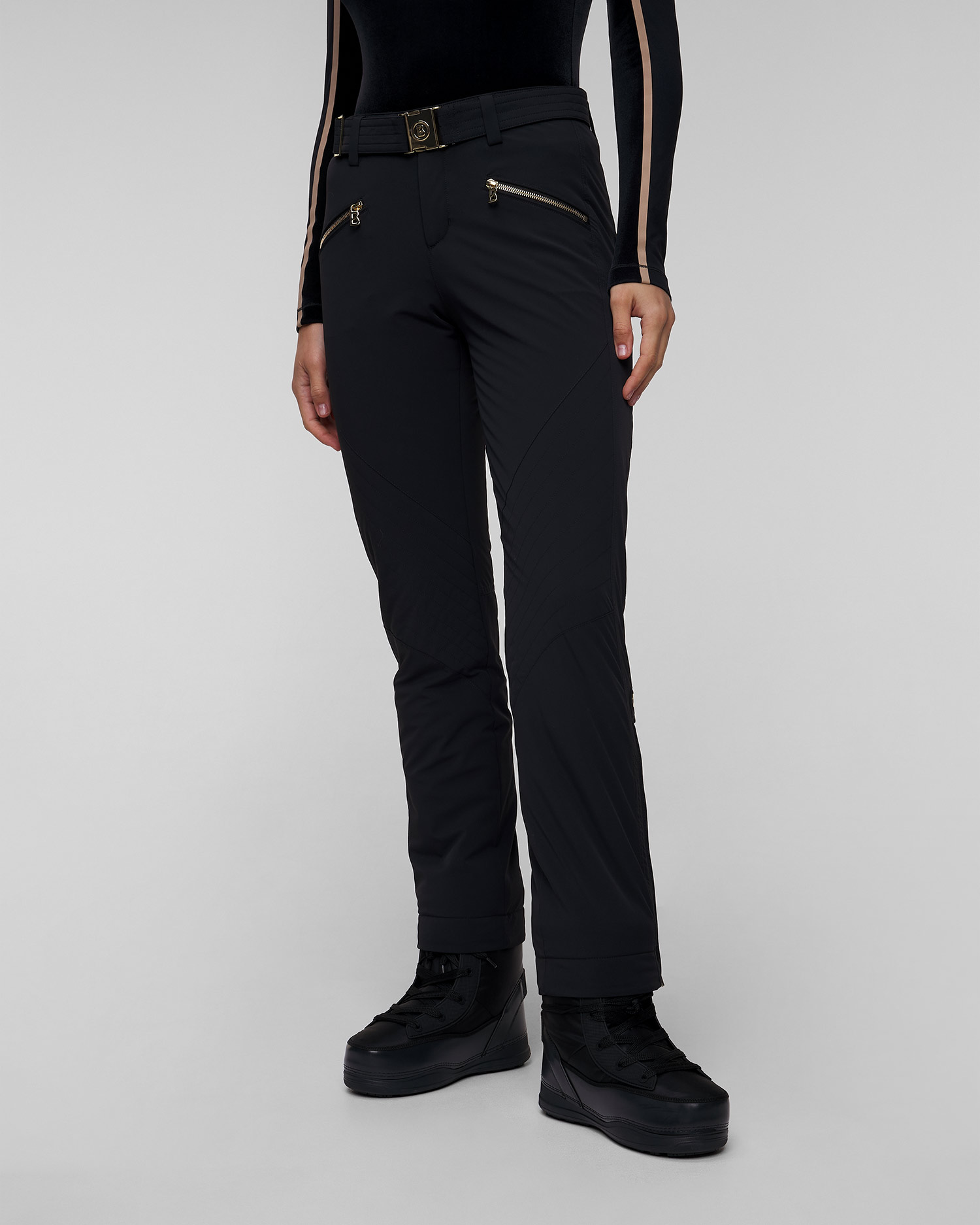Czarne spodnie narciarskie damskie BOGNER Fraenzi1