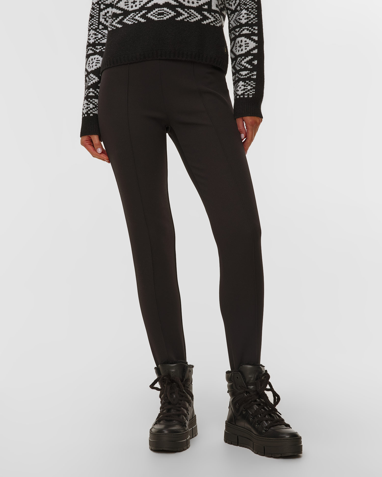 Černé dámské lyžařské kalhoty šponovky BOGNER Elaine3