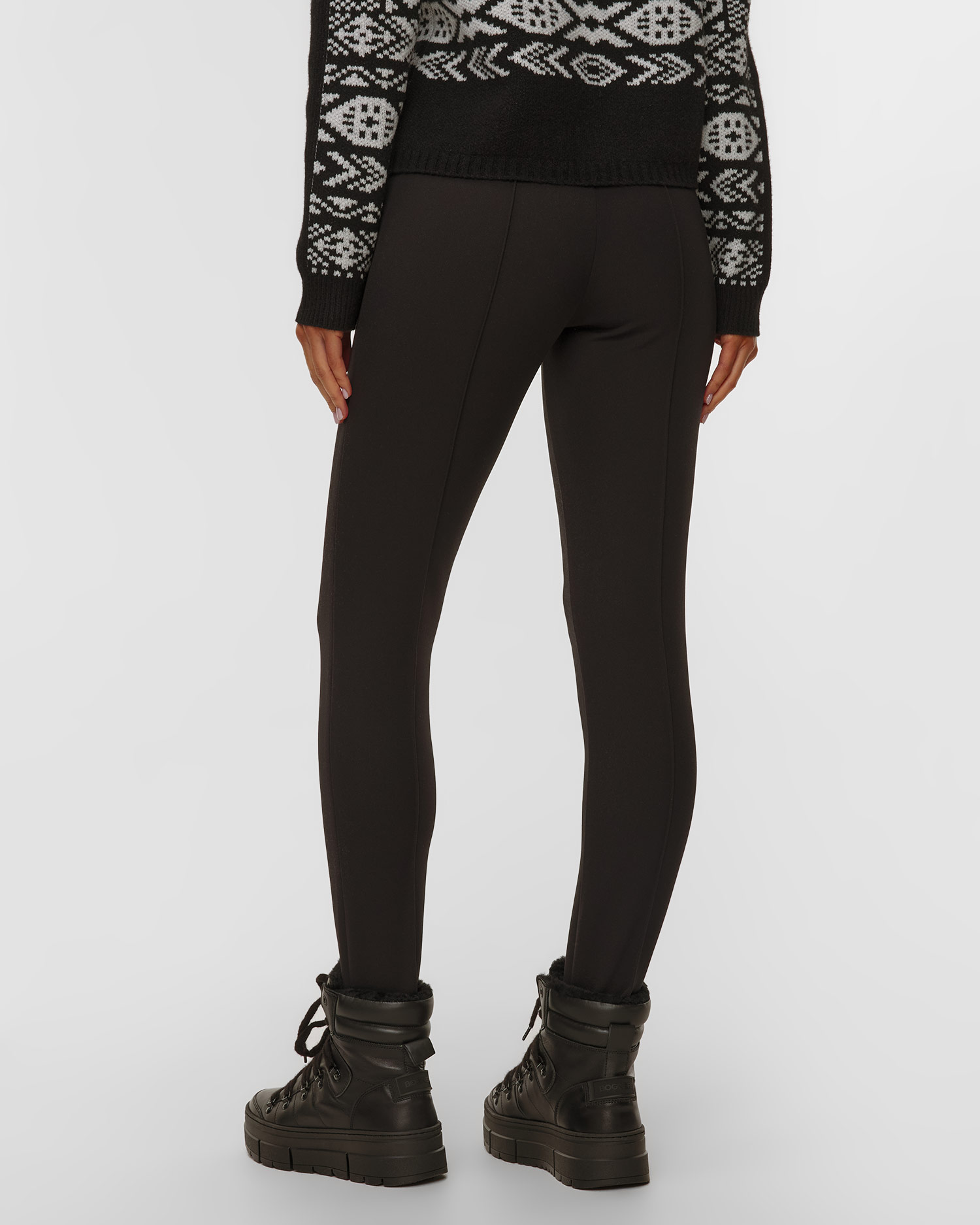 Černé dámské lyžařské kalhoty šponovky BOGNER Elaine3