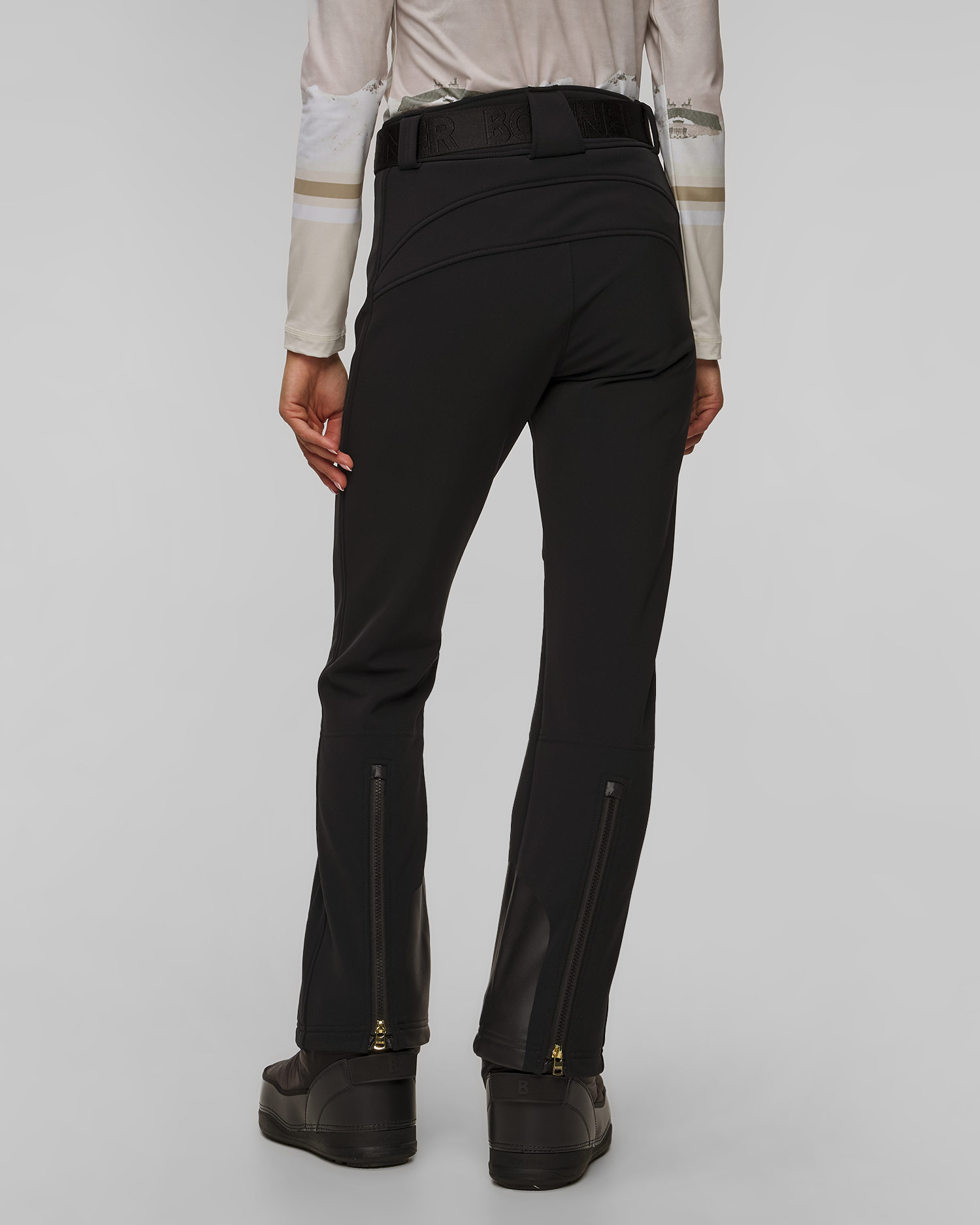 Pantaloni negri de schi pentru femei BOGNER Madei1