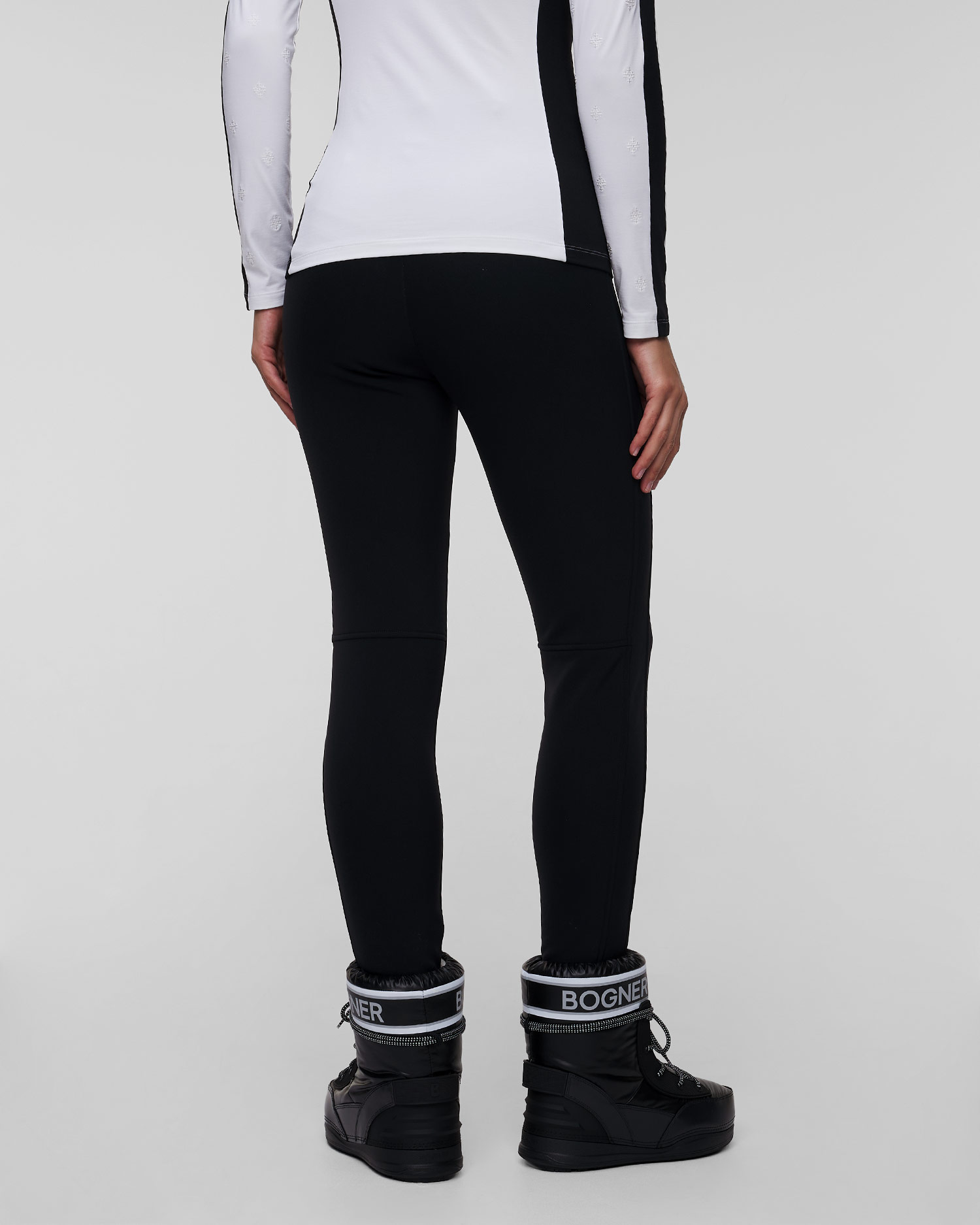 Czarne spodnie softshell damskie BOGNER Roma1