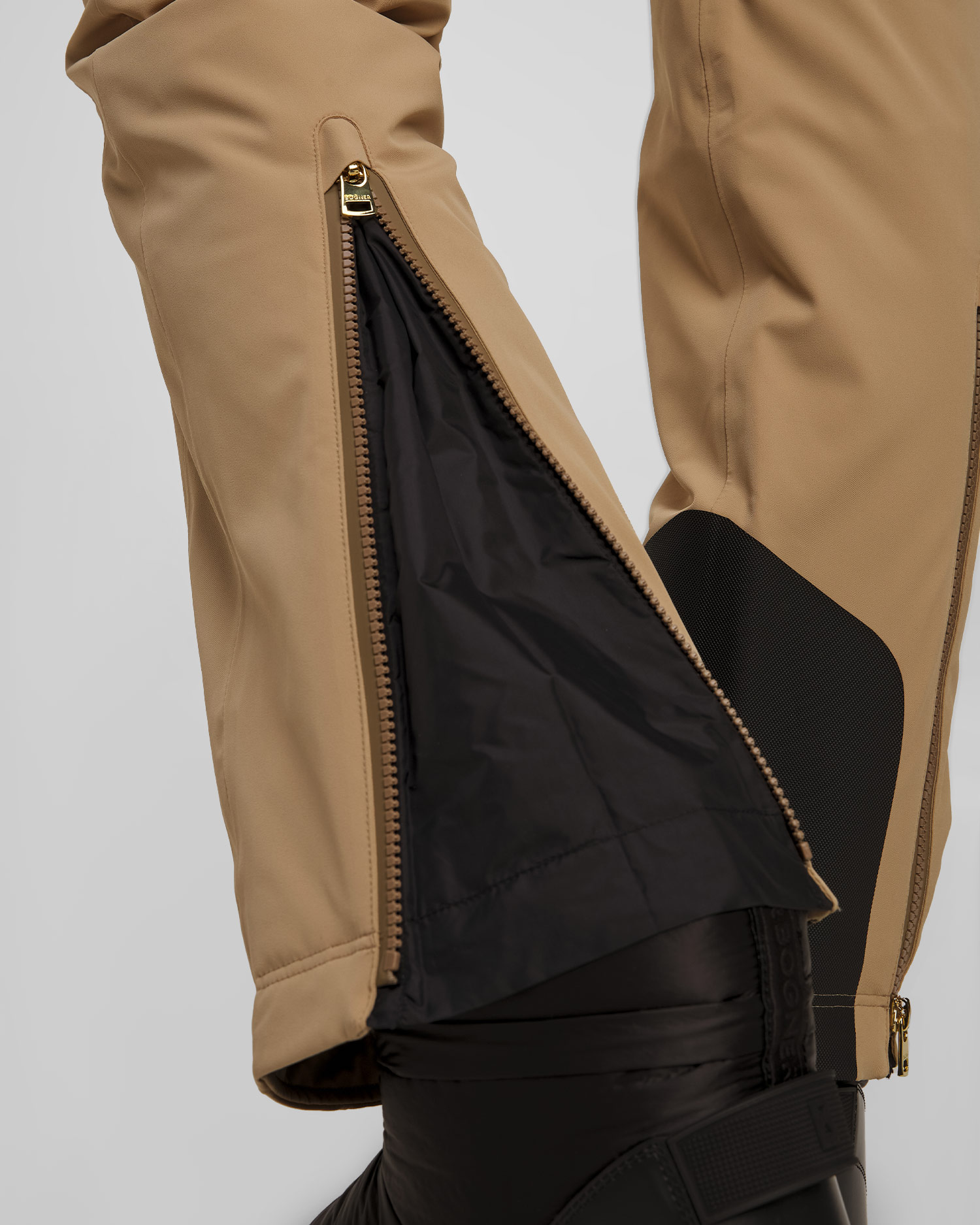 Beżowe spodnie narciarskie damskie BOGNER Ilka