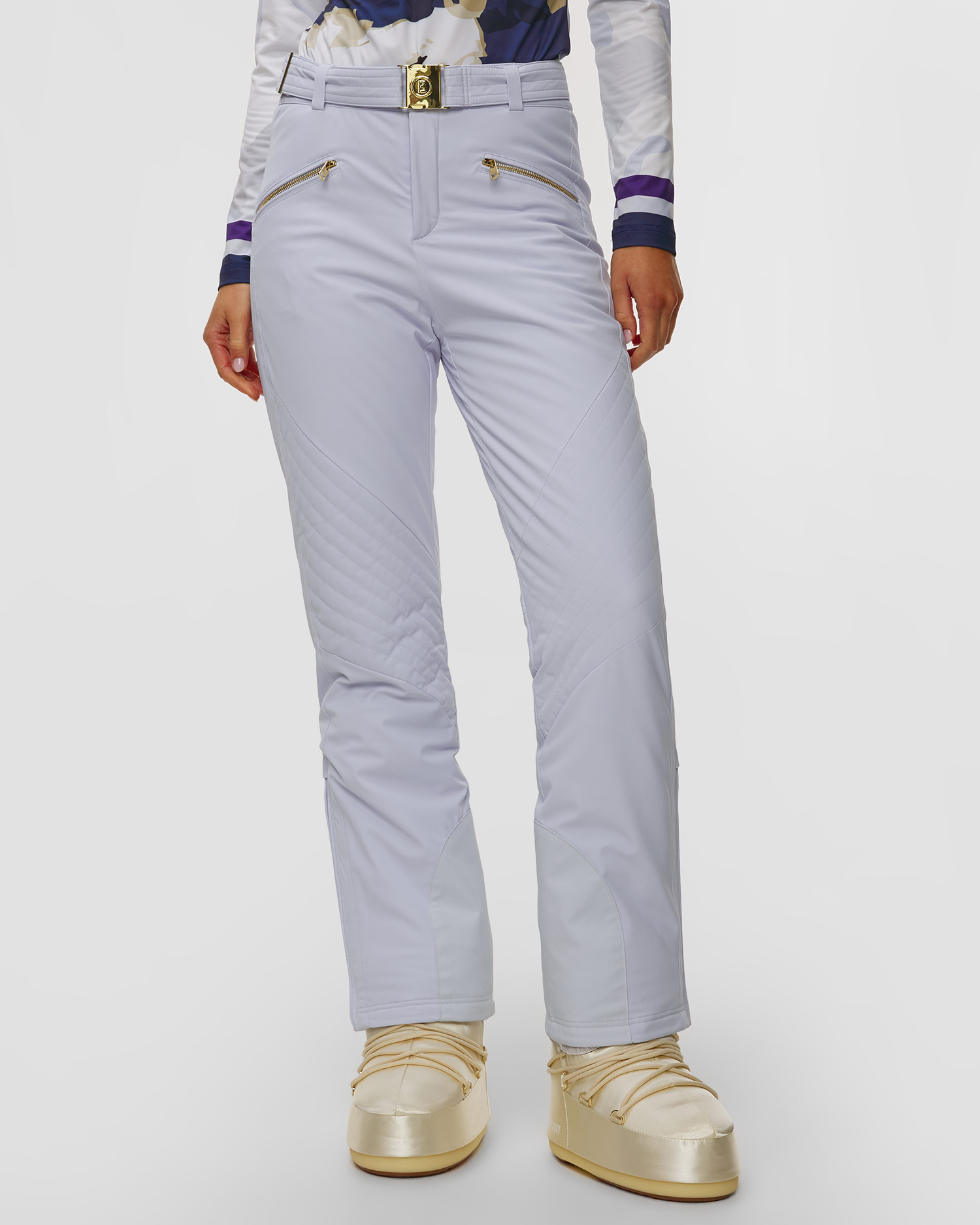 Błękitne spodnie narciarskie damskie BOGNER Franzi-T