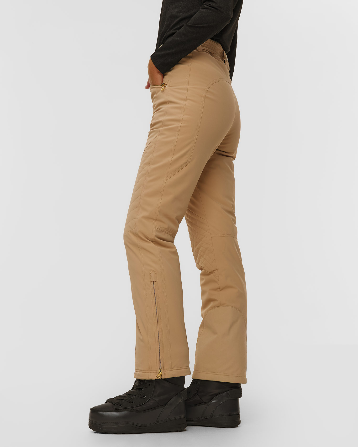 Brązowe spodnie narciarskie damskie BOGNER Franzi-T