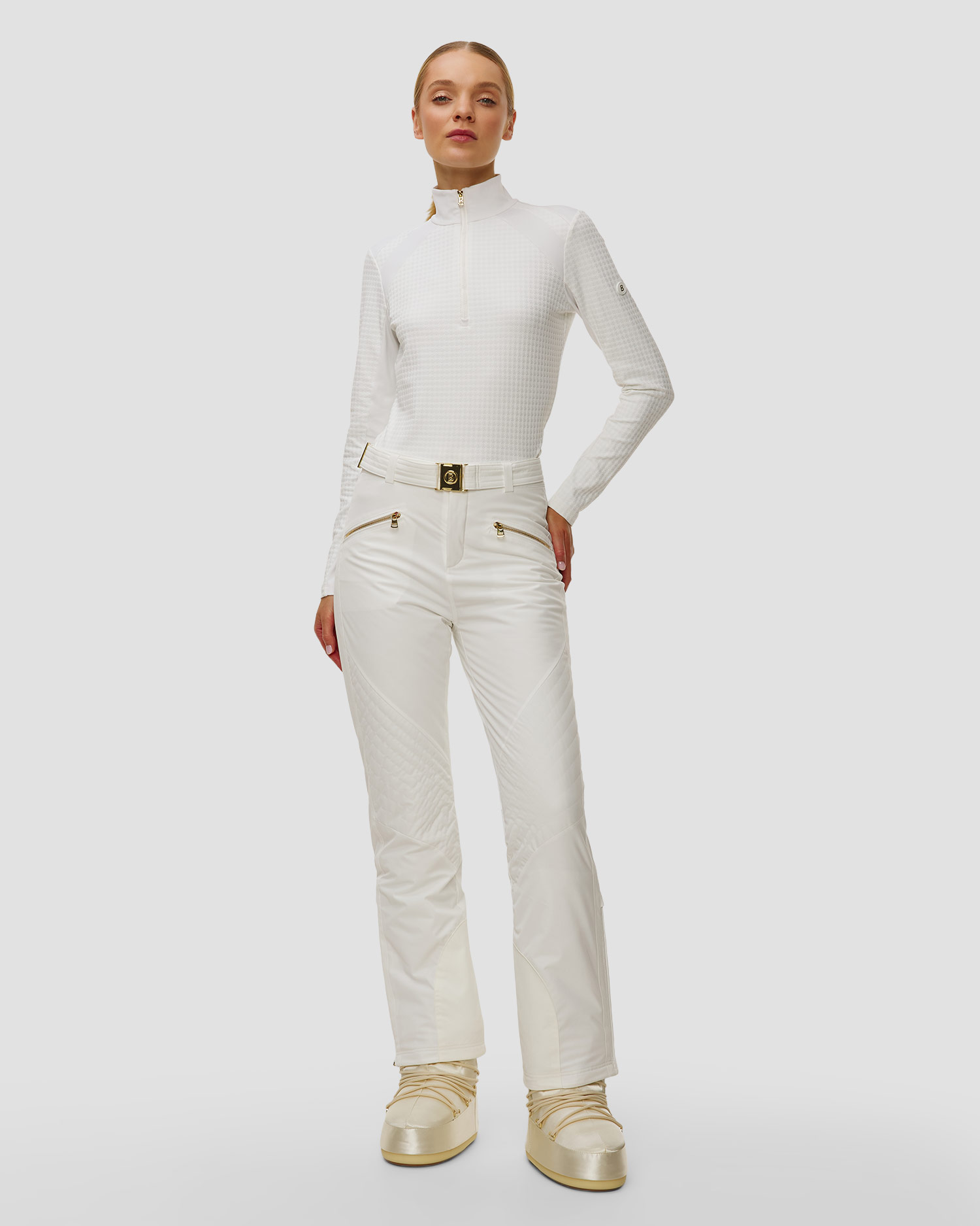 Dámské bílé lyžařské kalhoty BOGNER Franzi-T