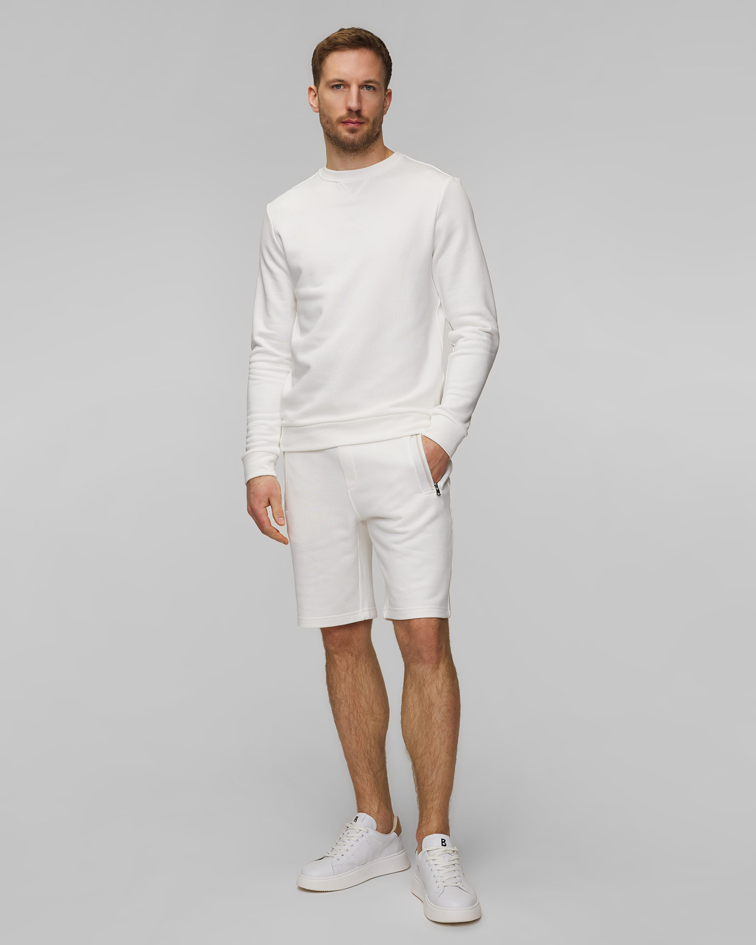 Men's white shorts BOGNER Loys