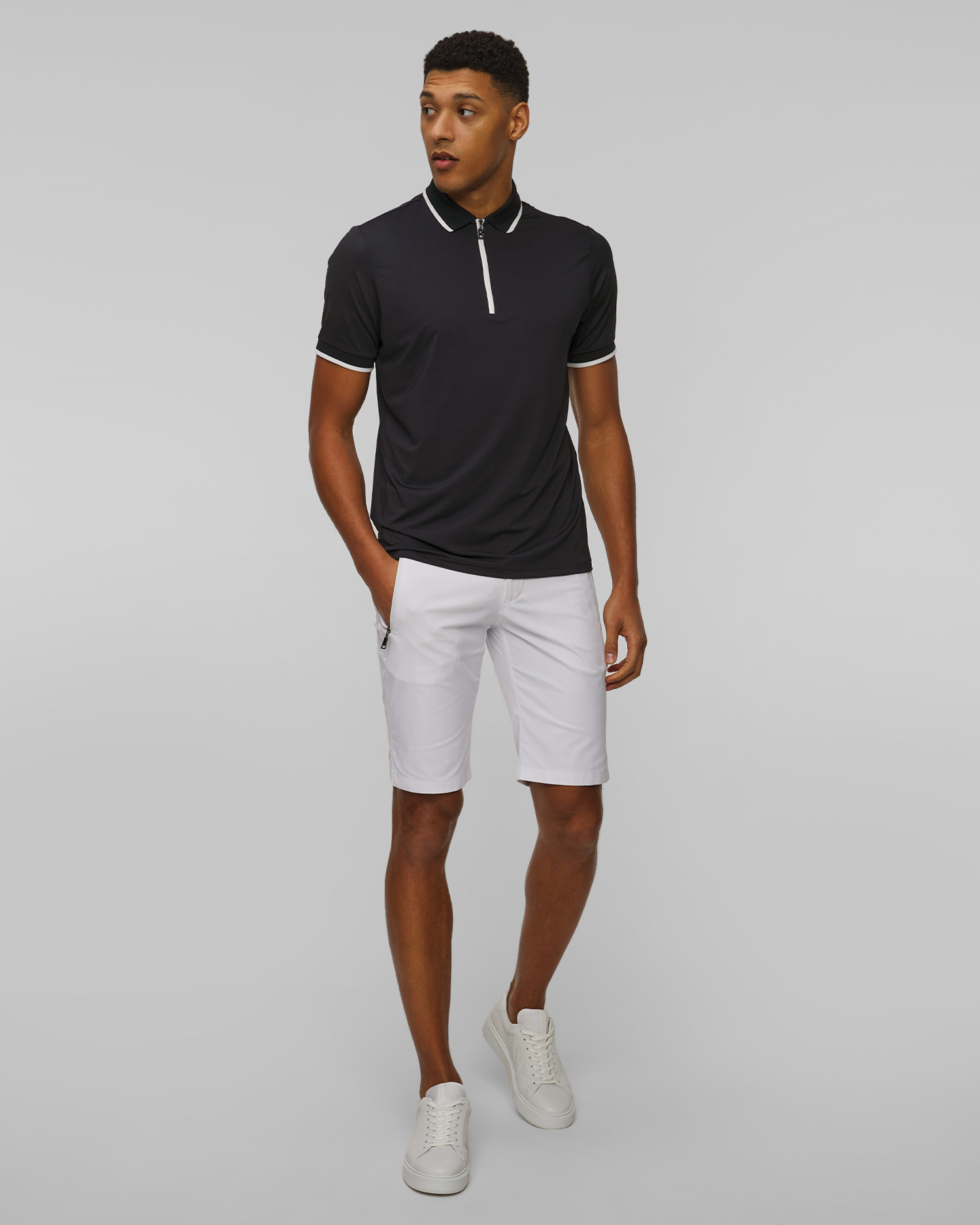 Men's white shorts BOGNER Goswin