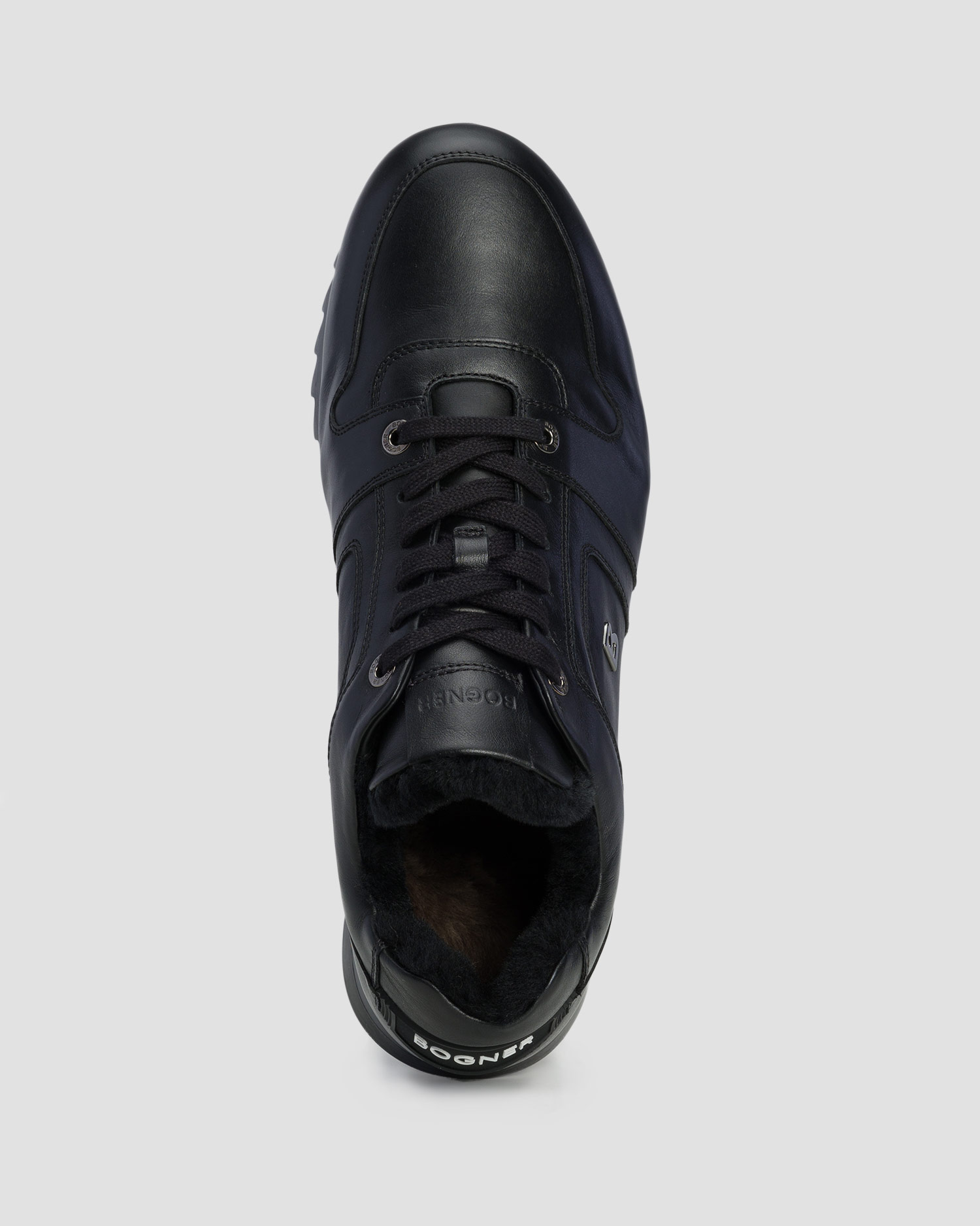 BOGNER Seattle 17 A Leder-Herrenschuhe in Schwarz