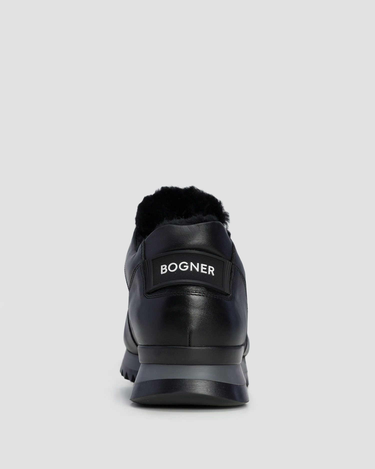 BOGNER Seattle 17 A Leder-Herrenschuhe in Schwarz
