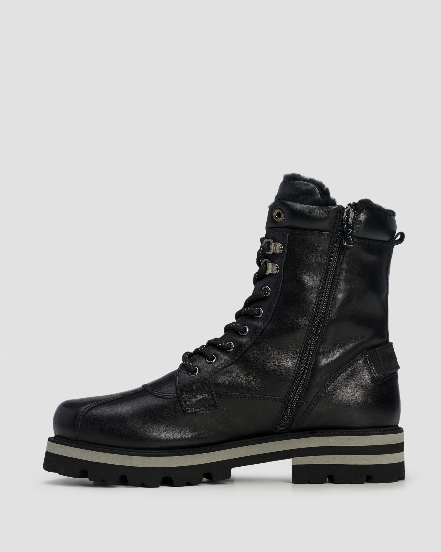 Wysokie buty zimowe męskie BOGNER Courchevel 22 A czarne