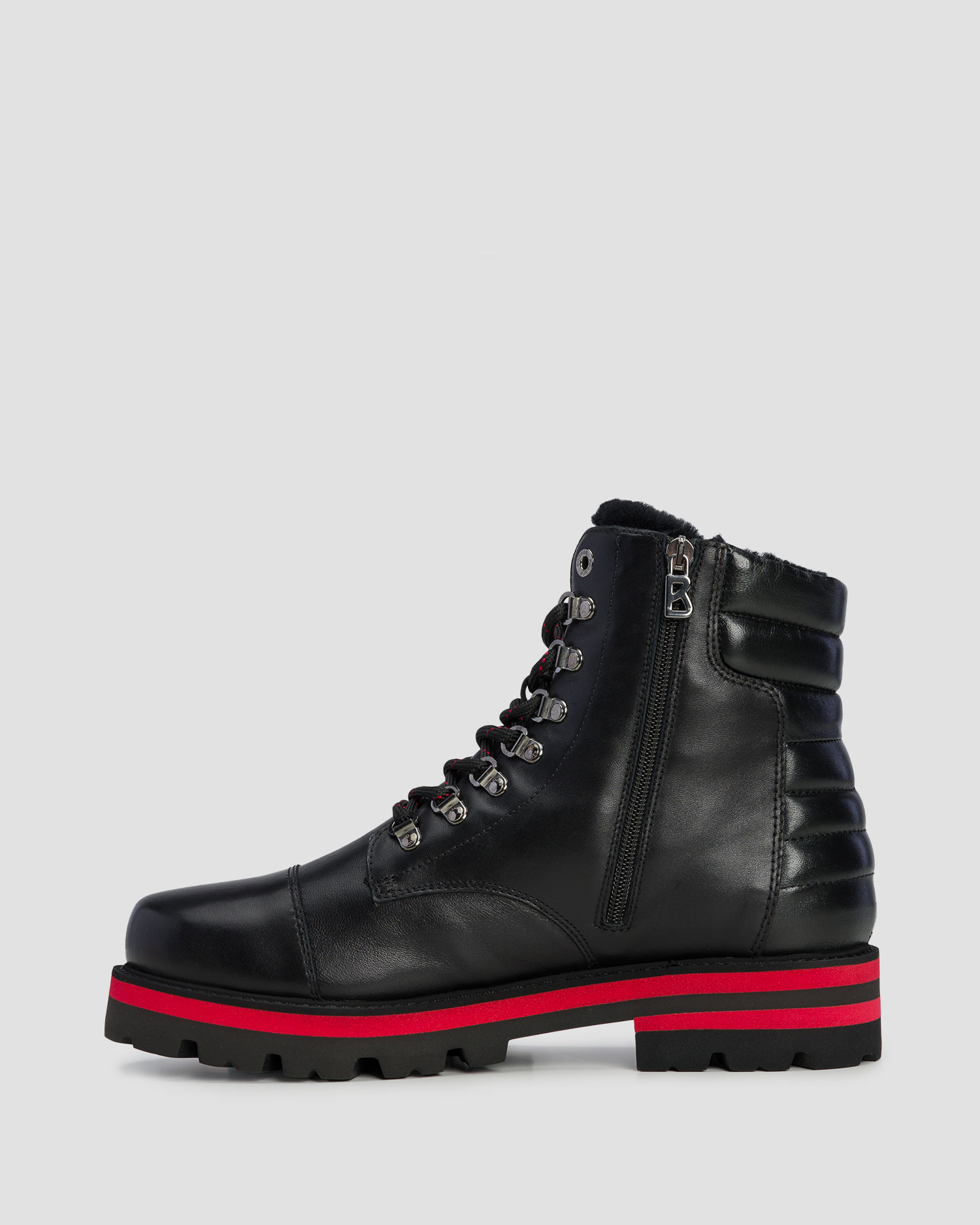 BOGNER Courchevel 24A Winterstiefel aus Leder für Herren in Schwarz