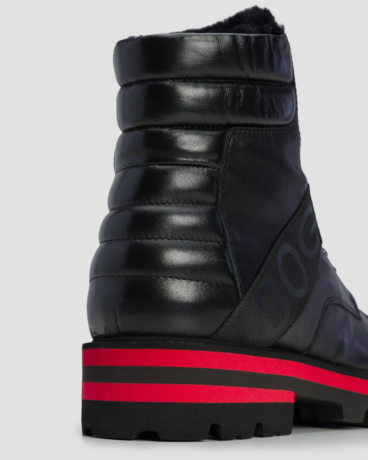 BOGNER Courchevel 24A Winterstiefel aus Leder für Herren in Schwarz