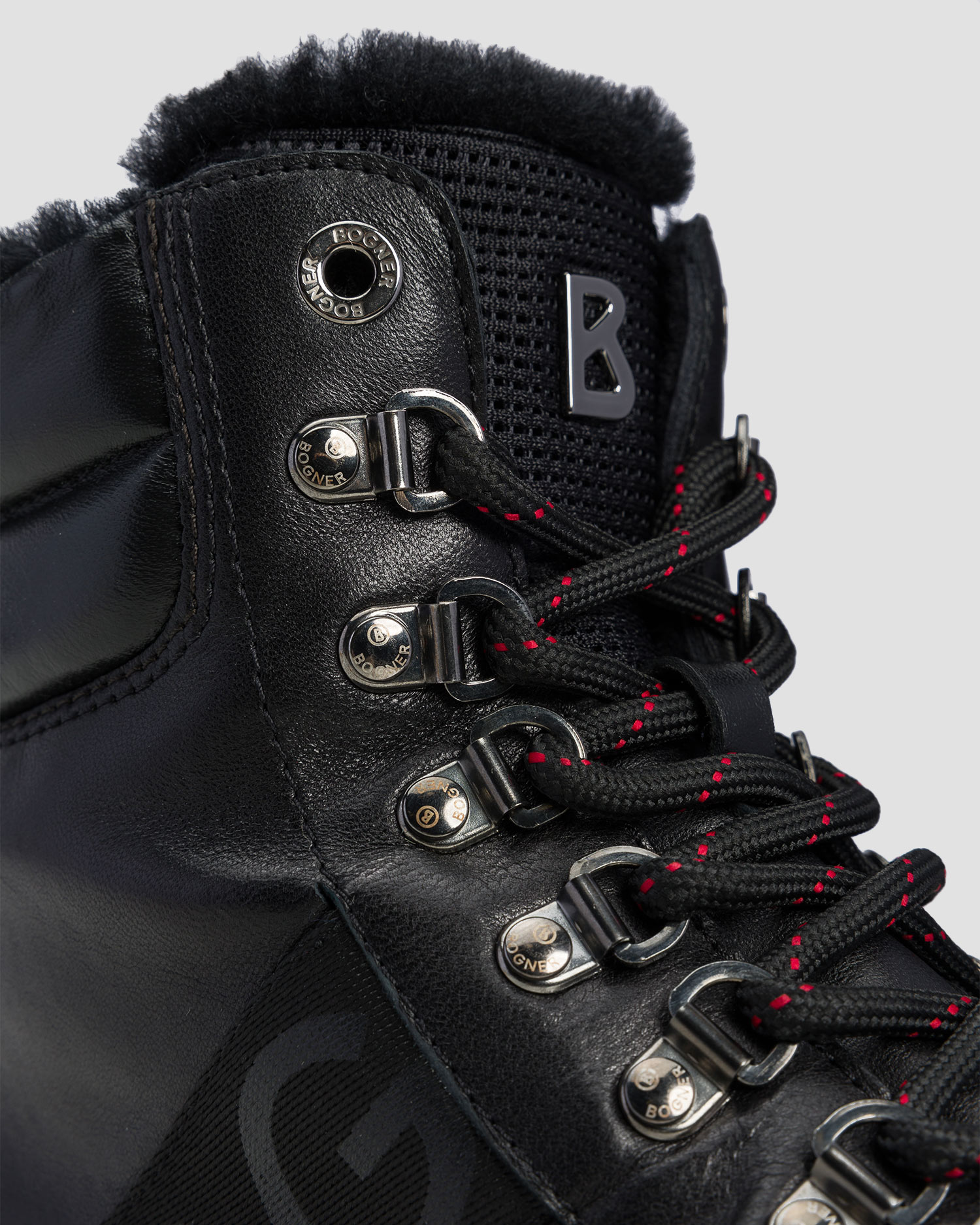 BOGNER Courchevel 24A Winterstiefel aus Leder für Herren in Schwarz