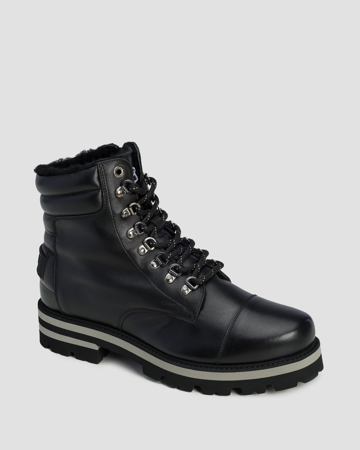 BOGNER Courchevel 25 A Leder-Winterstiefel für Herren in Schwarz