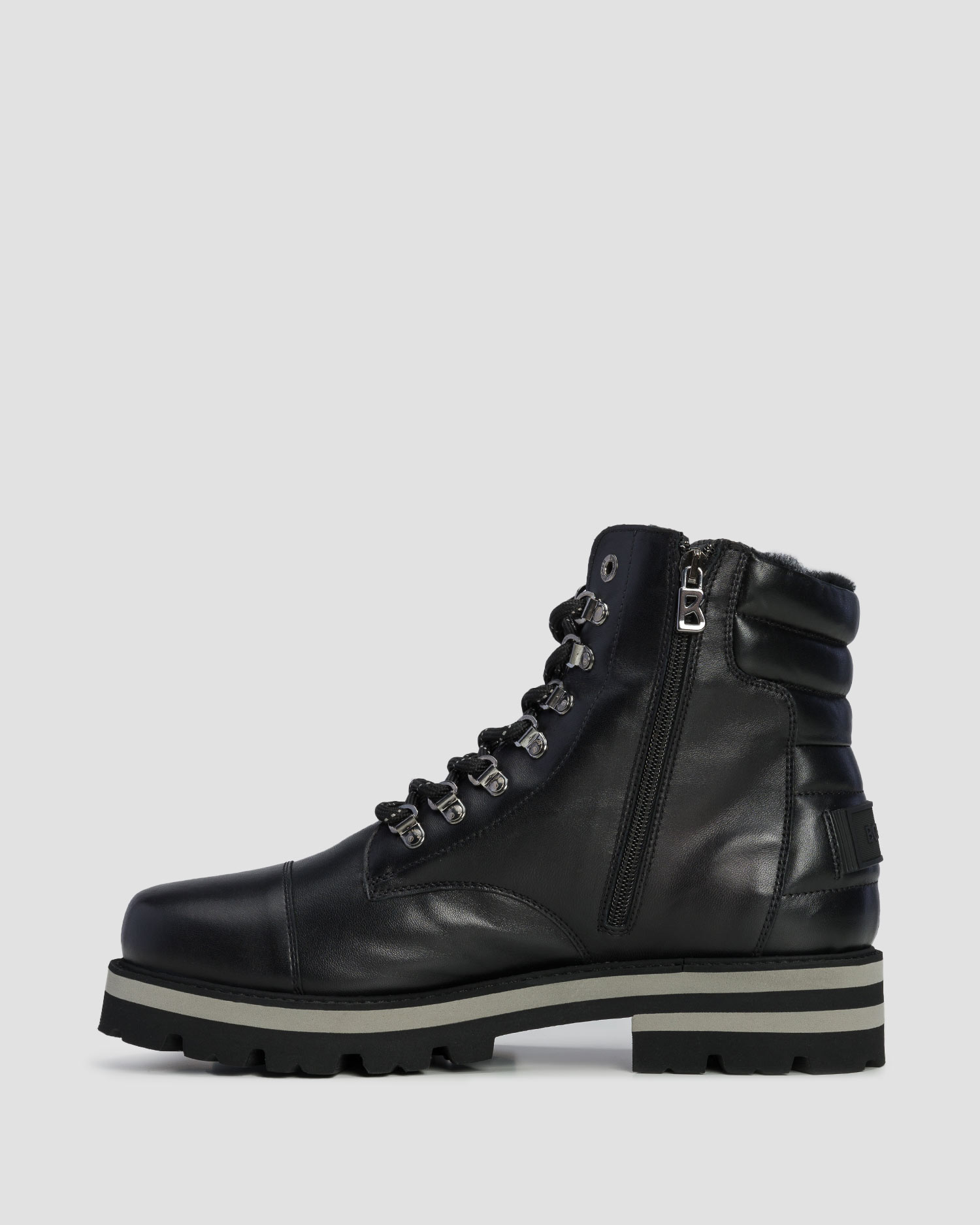 BOGNER Courchevel 25 A Leder-Winterstiefel für Herren in Schwarz