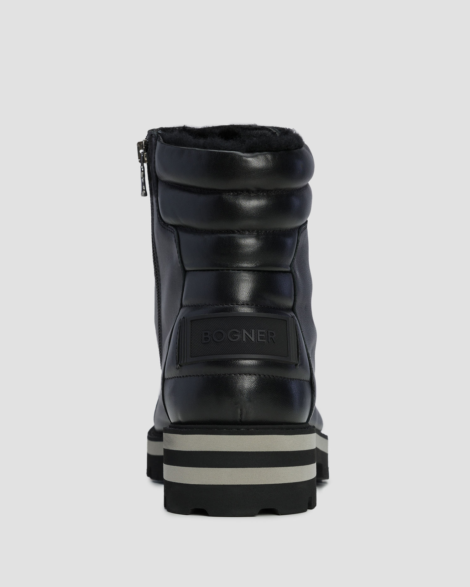 BOGNER Courchevel 25 A Leder-Winterstiefel für Herren in Schwarz