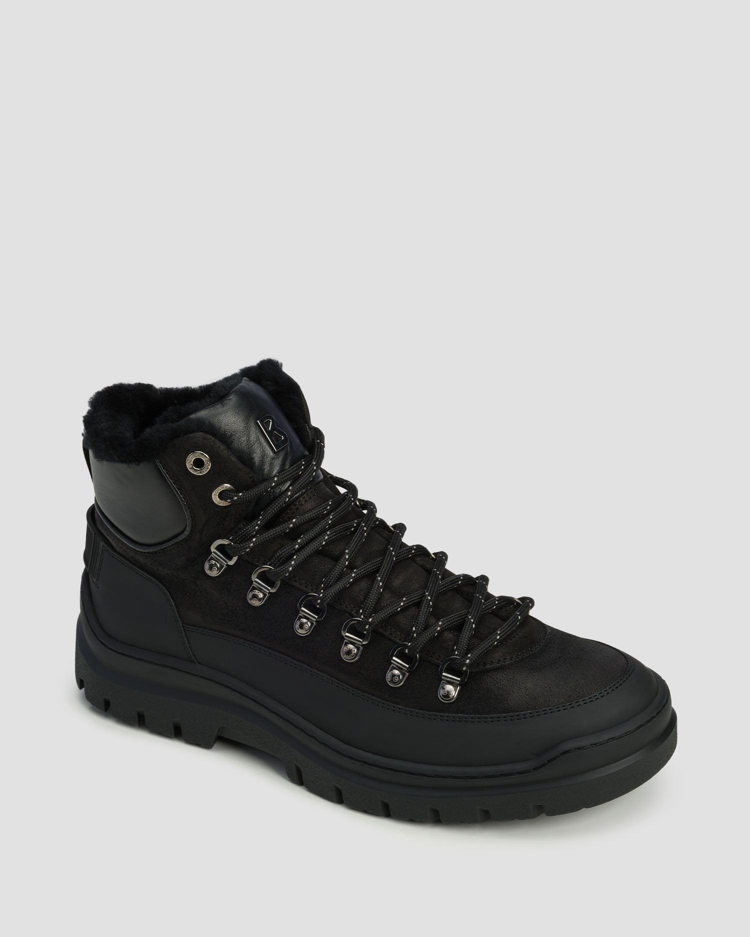 Men's studded winter boots BOGNER Bansko S 1 B black