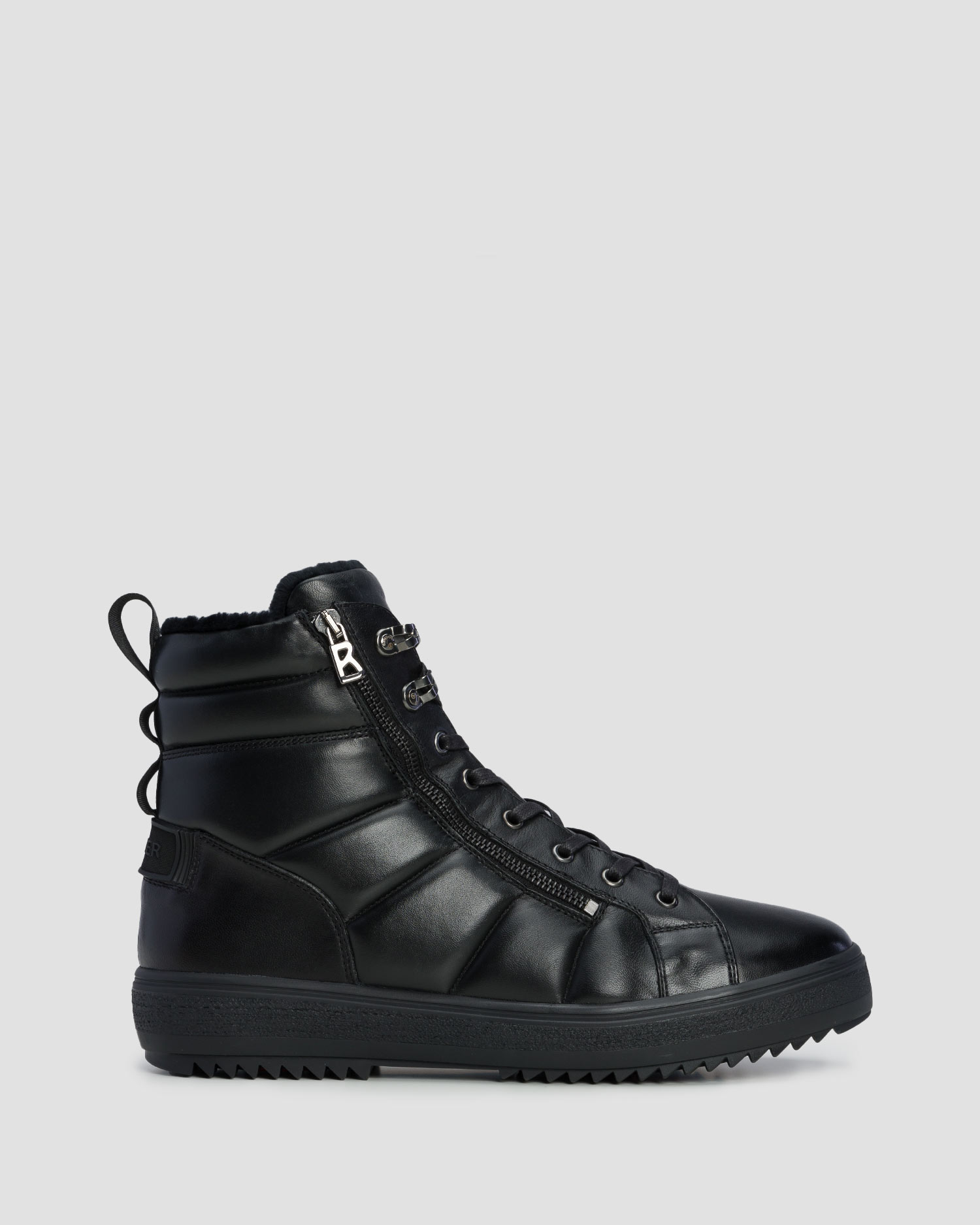 BOGNER Anchorage S 12 B Leder-Schneestiefel mit Spikes