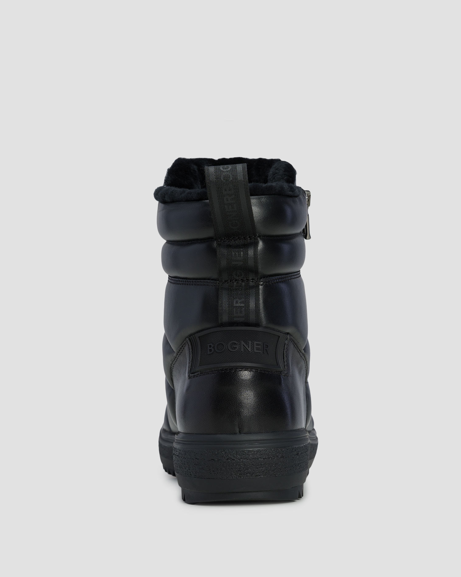 BOGNER Anchorage S 12 B Leder-Schneestiefel mit Spikes