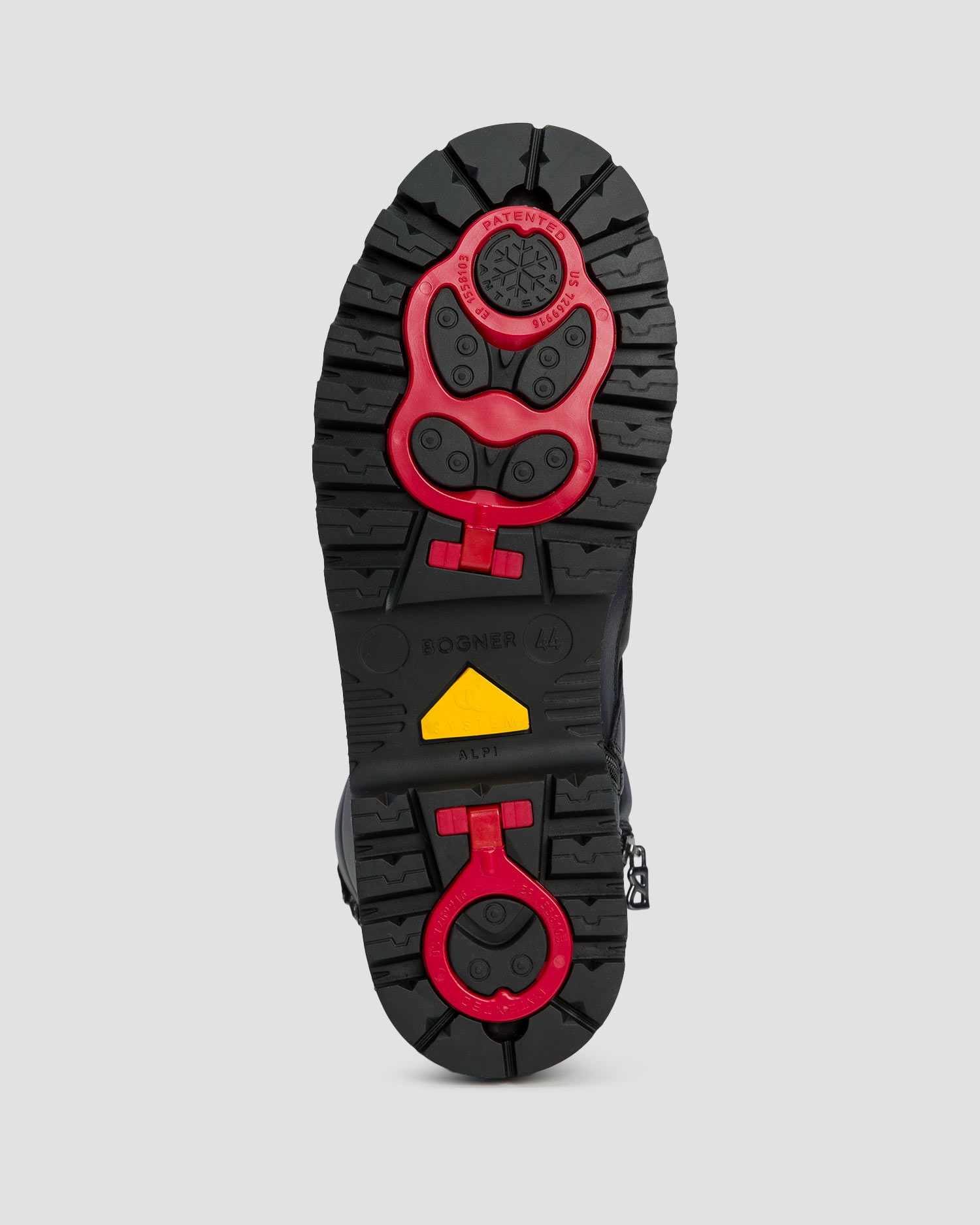 BOGNER Helsinki S 19 A Leder-Schneestiefel für Herren in Schwarz