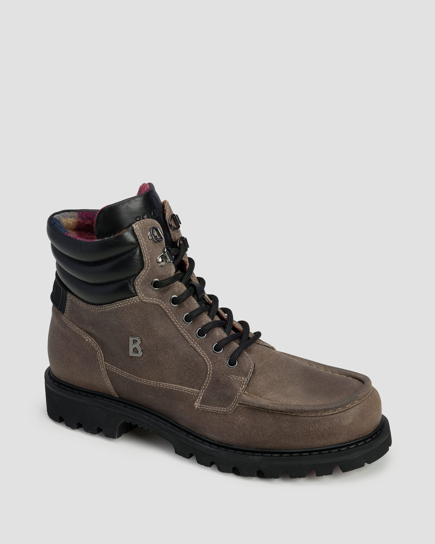 BOGNER Helsinki S 25 B Hohe Leder-Herrenschuhe in Taupe
