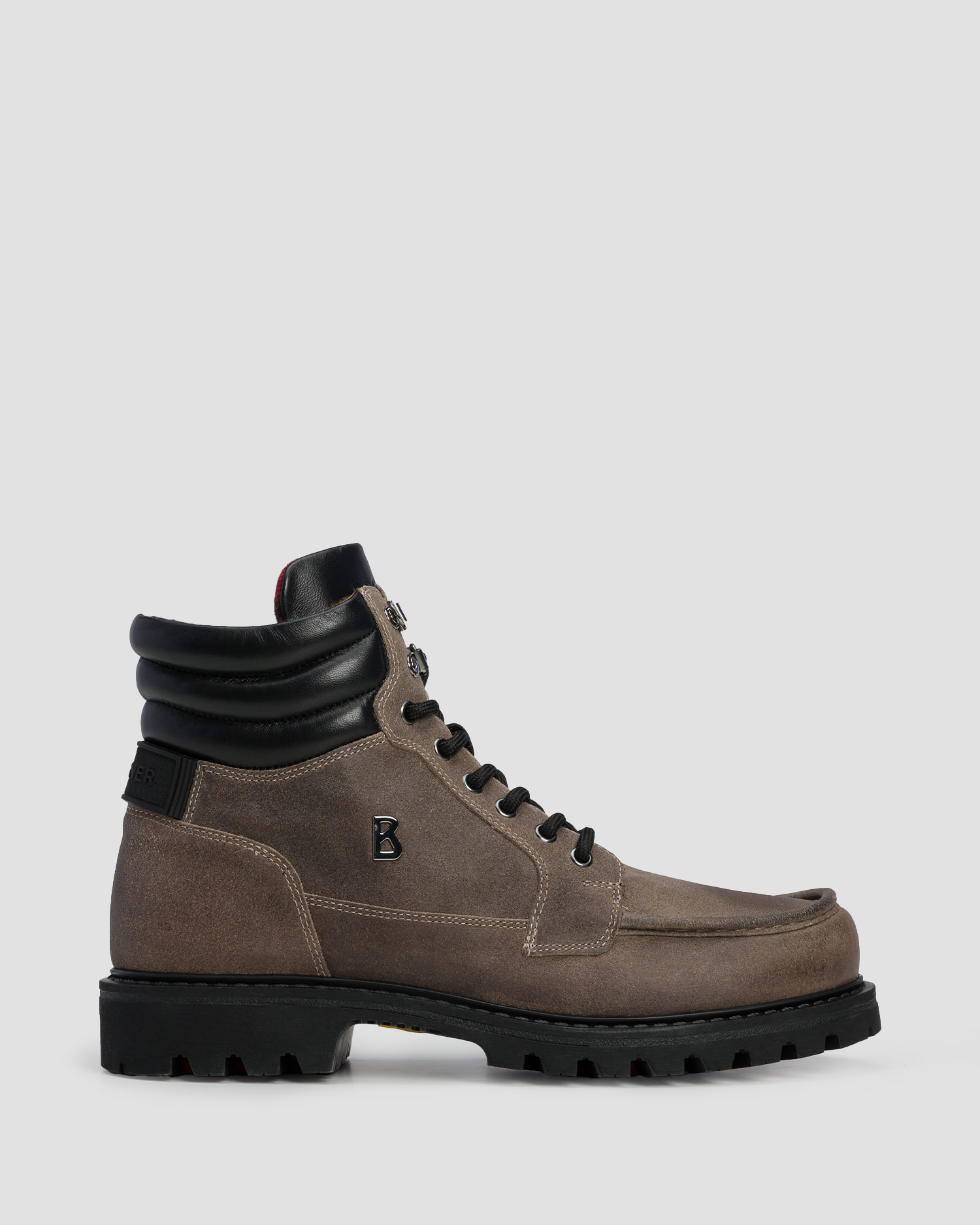BOGNER Helsinki S 25 B Hohe Leder-Herrenschuhe in Taupe