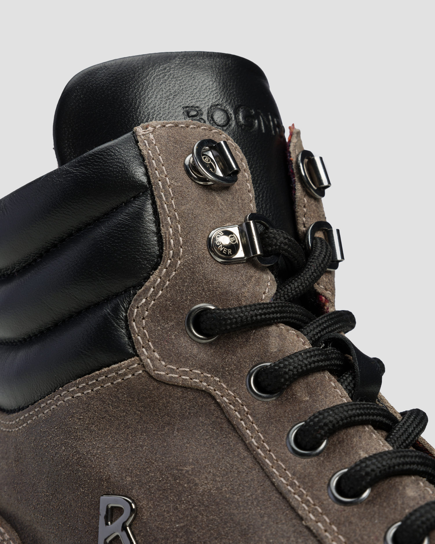 BOGNER Helsinki S 25 B Hohe Leder-Herrenschuhe in Taupe