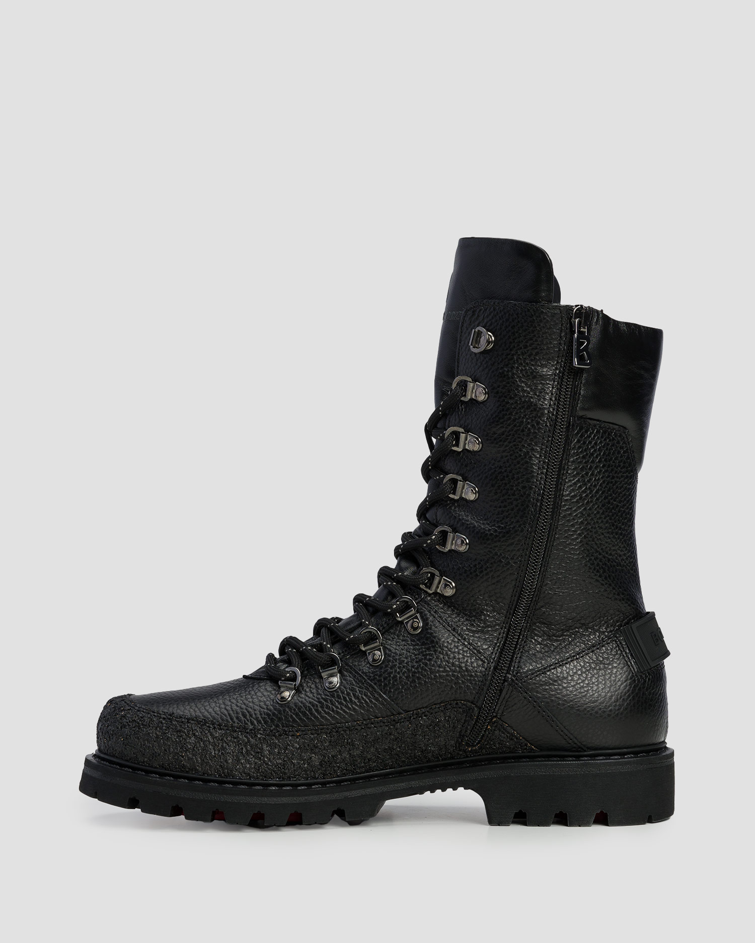 Men's high leather boots BOGNER x Bond 007 Helsinki black