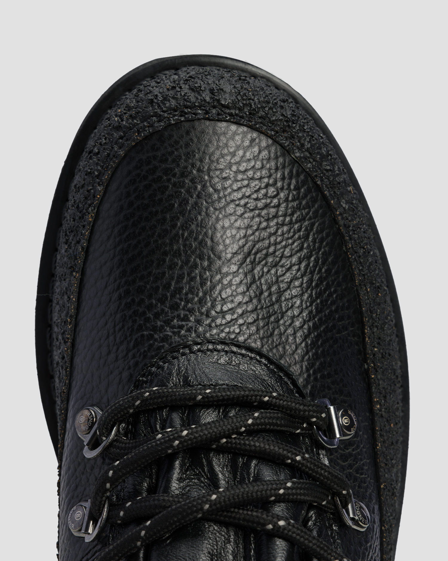 Men's high leather boots BOGNER x Bond 007 Helsinki black